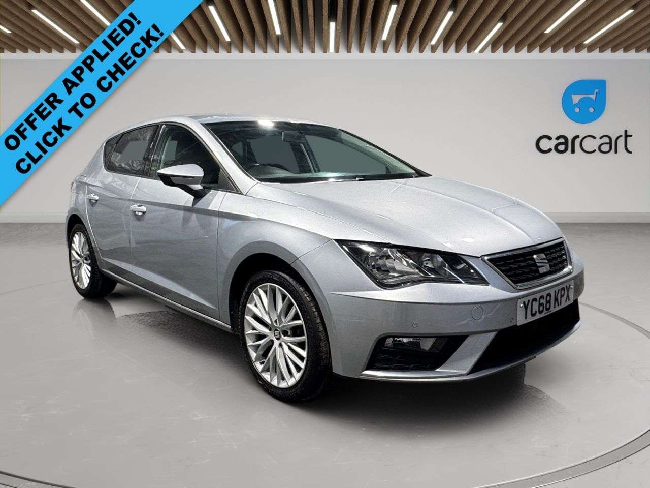 A 2018 SEAT LEON 1.0 TSI SE Dynamic Hatchback 5dr Petrol Manual Euro 6 (s/s) (115 ps) (Rates A 2018 SEAT LEON 1.0 TSI SE Dynamic Hatchback 5dr Petrol Manual Euro 6 (s/s) (115 ps) (Rates