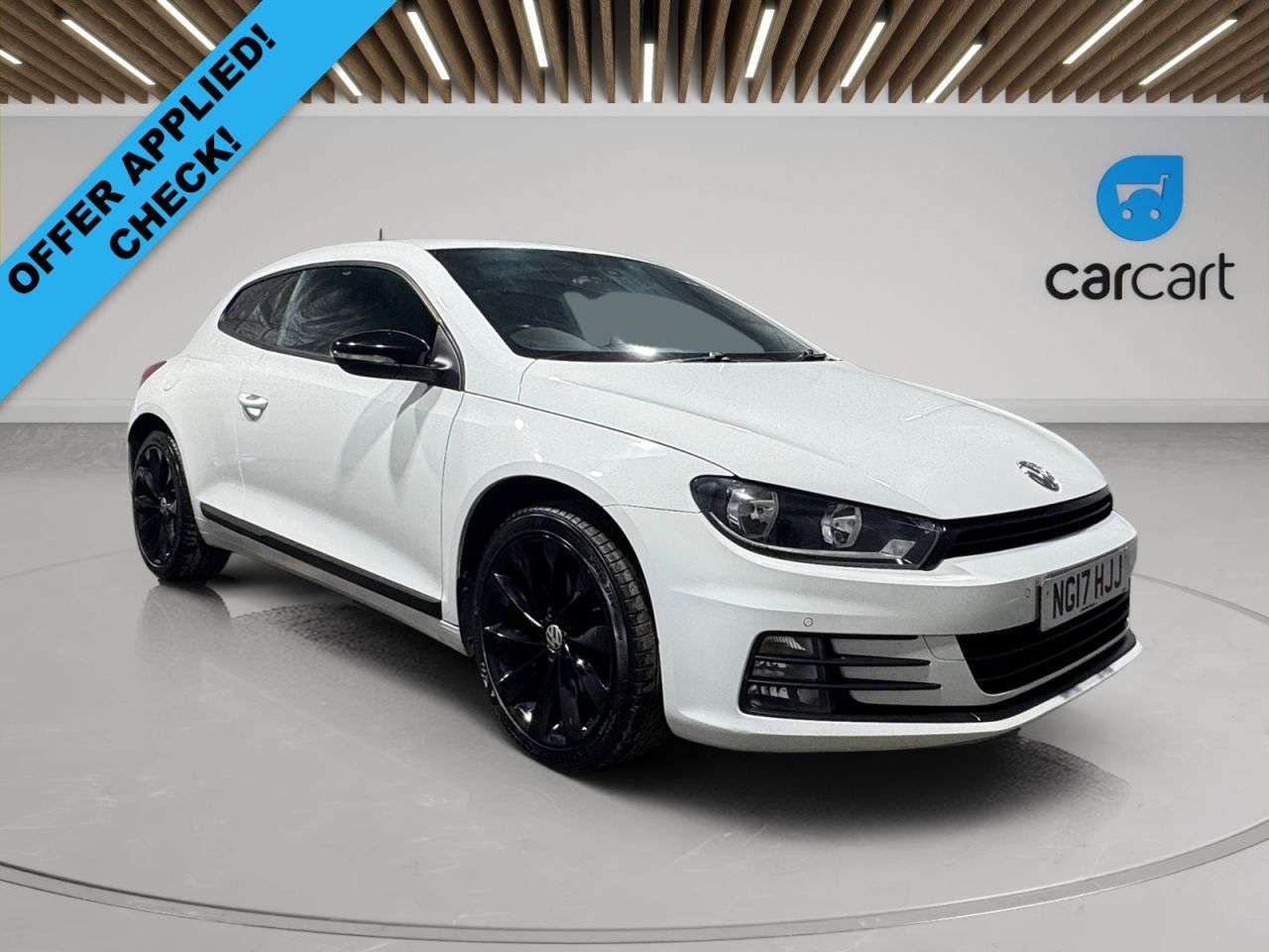 A 2017 VOLKSWAGEN SCIROCCO 1.4 TSI GT Hatchback 3dr Petrol Manual Euro 6 (s/s) (125 ps) (Rates startin A 2017 VOLKSWAGEN SCIROCCO 1.4 TSI GT Hatchback 3dr Petrol Manual Euro 6 (s/s) (125 ps) (Rates startin