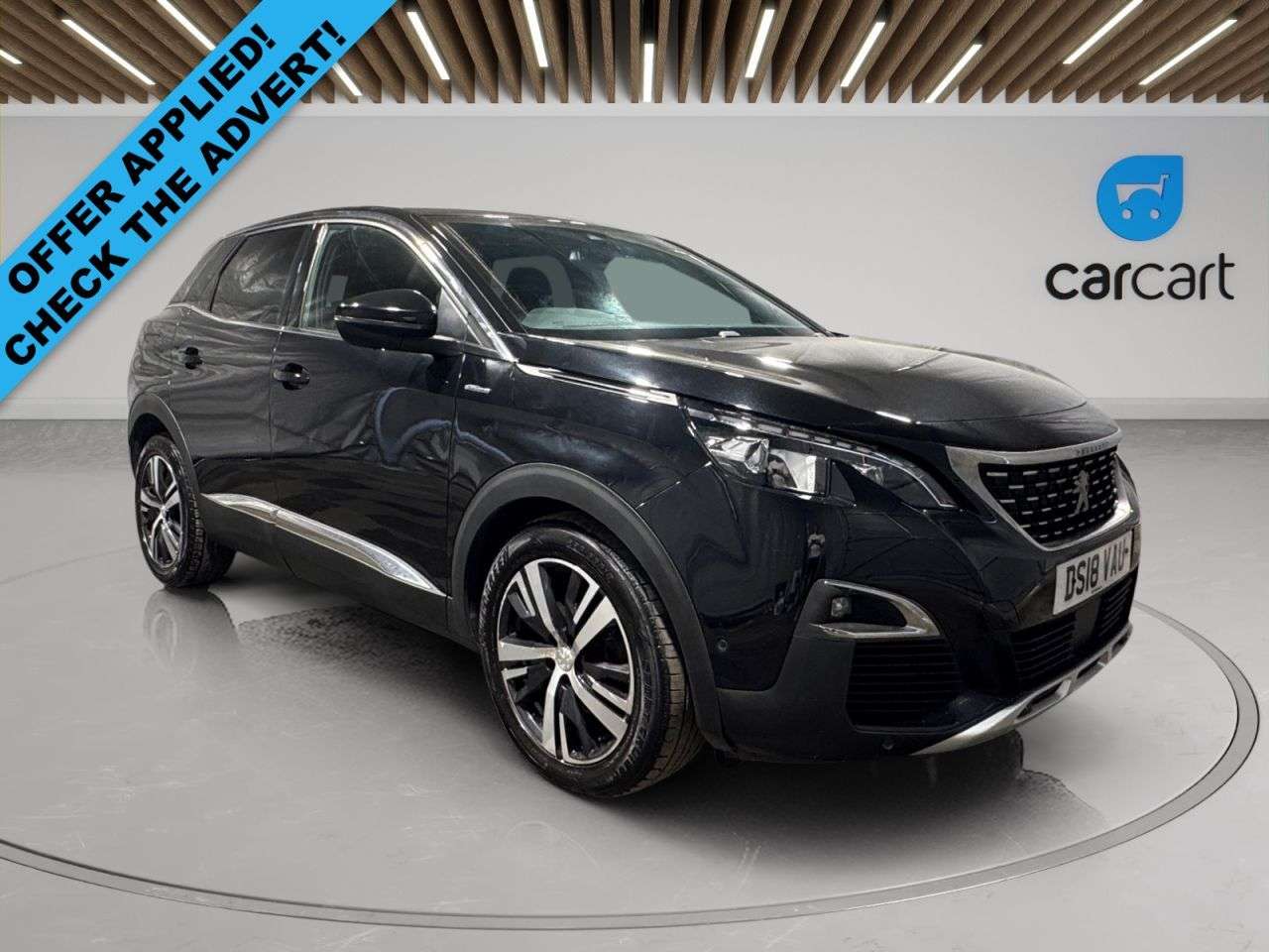 A 2018 PEUGEOT 3008 1.5 BlueHDi GT Line SUV 5dr Diesel Manual Euro 6 (s/s) (130 ps) (Rates star A 2018 PEUGEOT 3008 1.5 BlueHDi GT Line SUV 5dr Diesel Manual Euro 6 (s/s) (130 ps) (Rates star