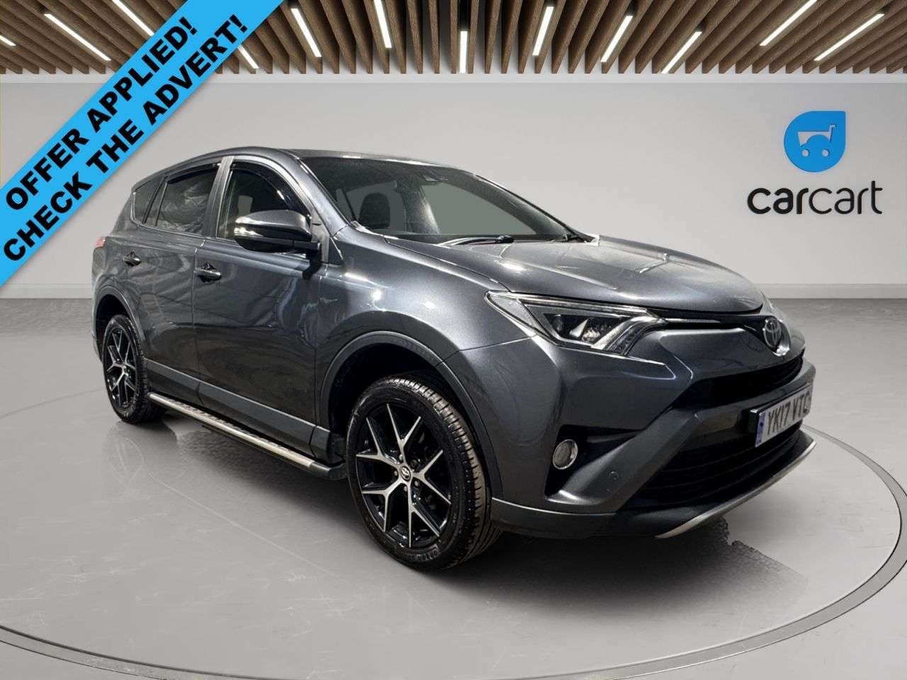 A 2017 TOYOTA RAV4 2.0 D-4D Icon SUV 5dr Diesel Manual Euro 6 (s/s) (Safety Sense, Nav) (143 p A 2017 TOYOTA RAV4 2.0 D-4D Icon SUV 5dr Diesel Manual Euro 6 (s/s) (Safety Sense, Nav) (143 p