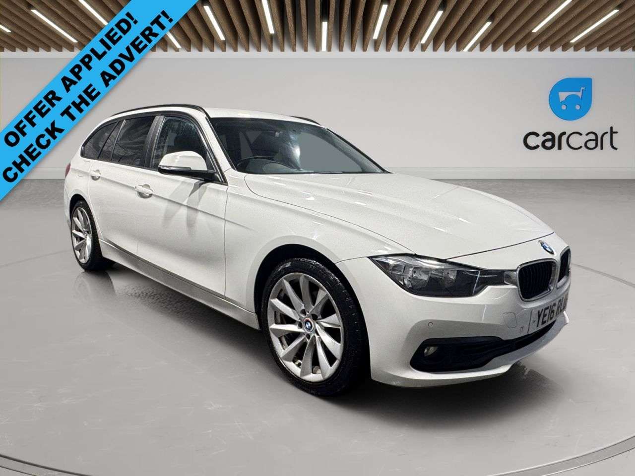 A 2016 BMW 3 SERIES 2.0 318d SE Touring 5dr Diesel Auto Euro 6 (s/s) (150 ps) (Rates starting a A 2016 BMW 3 SERIES 2.0 318d SE Touring 5dr Diesel Auto Euro 6 (s/s) (150 ps) (Rates starting a