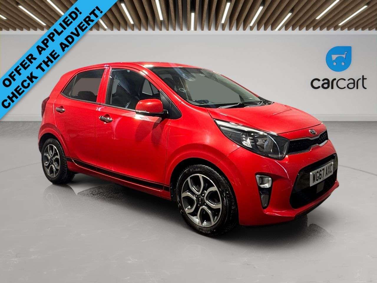 A 2017 KIA PICANTO 1.25 3 Hatchback 5dr Petrol Auto Euro 6 (83 bhp) (Rates starting as low as A 2017 KIA PICANTO 1.25 3 Hatchback 5dr Petrol Auto Euro 6 (83 bhp) (Rates starting as low as