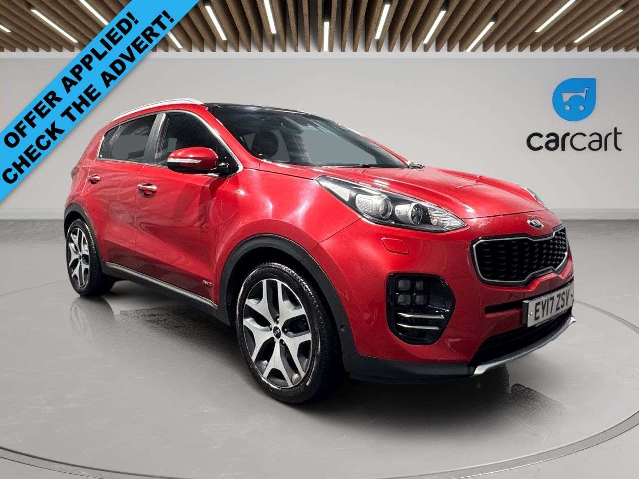 A 2017 KIA SPORTAGE 2.0 CRDi GT-Line S SUV 5dr Diesel Auto AWD Euro 6 (182 bhp) (Rates starting A 2017 KIA SPORTAGE 2.0 CRDi GT-Line S SUV 5dr Diesel Auto AWD Euro 6 (182 bhp) (Rates starting