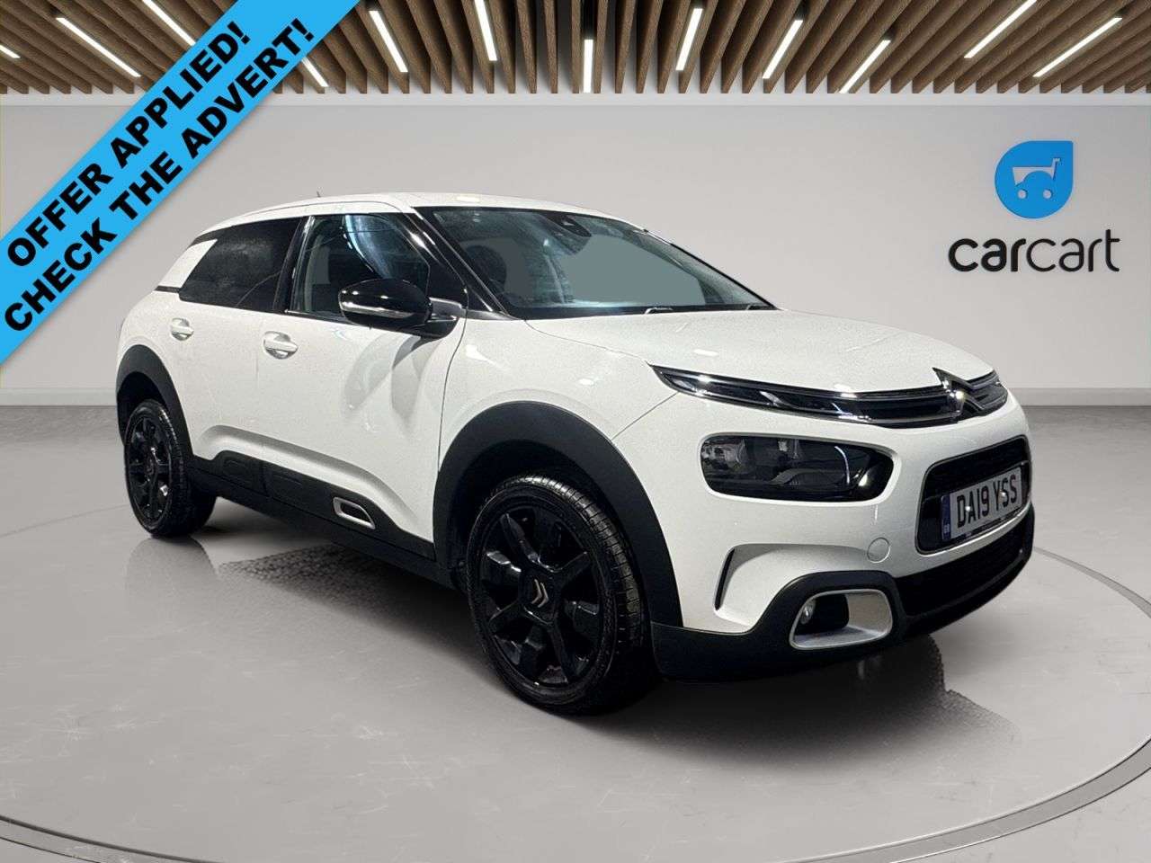 A 2019 CITROEN C4 CACTUS 1.2 PureTech GPF Flair Hatchback 5dr Petrol EAT6 Euro 6 (s/s) (110 ps) (Rat A 2019 CITROEN C4 CACTUS 1.2 PureTech GPF Flair Hatchback 5dr Petrol EAT6 Euro 6 (s/s) (110 ps) (Rat