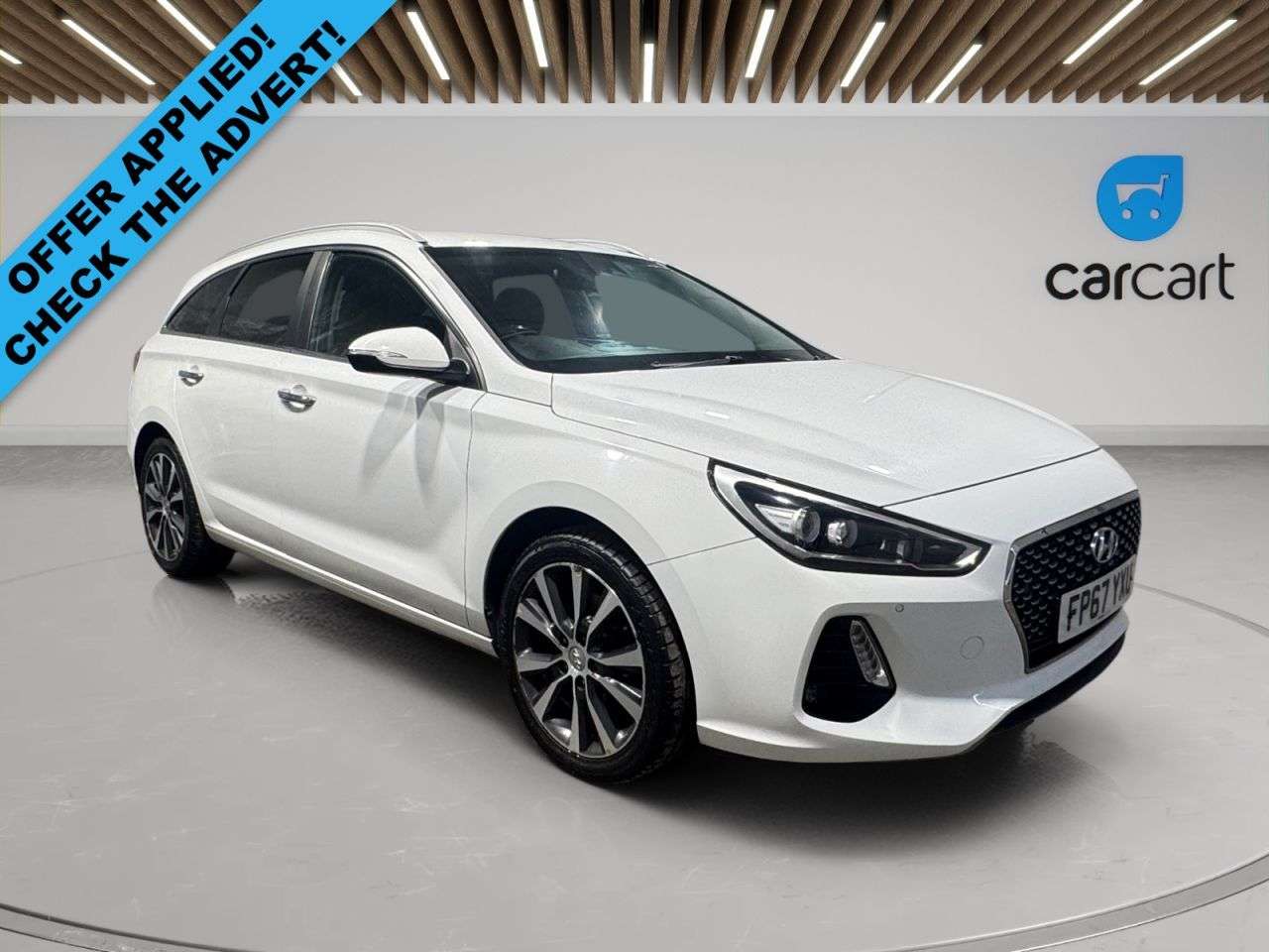 A 2017 HYUNDAI I30 1.6 CRDi Premium Tourer 5dr Diesel DCT Euro 6 (s/s) (136 ps) (Rates startin A 2017 HYUNDAI I30 1.6 CRDi Premium Tourer 5dr Diesel DCT Euro 6 (s/s) (136 ps) (Rates startin