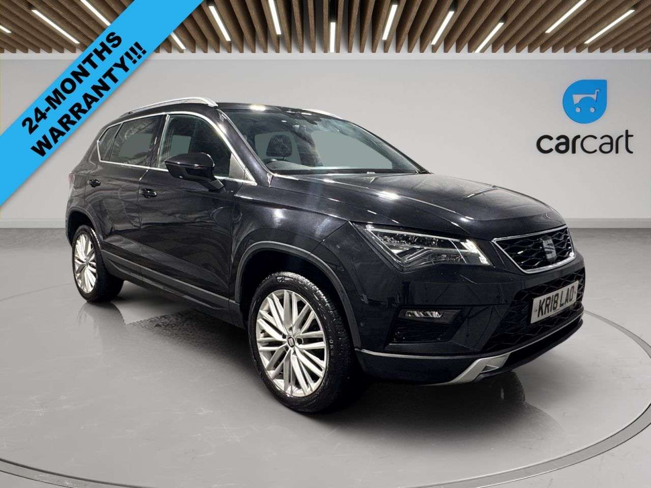 A 2018 SEAT ATECA 1.4 EcoTSI XCELLENCE SUV 5dr Petrol DSG Euro 6 (s/s) (150 ps) (Rates starti A 2018 SEAT ATECA 1.4 EcoTSI XCELLENCE SUV 5dr Petrol DSG Euro 6 (s/s) (150 ps) (Rates starti