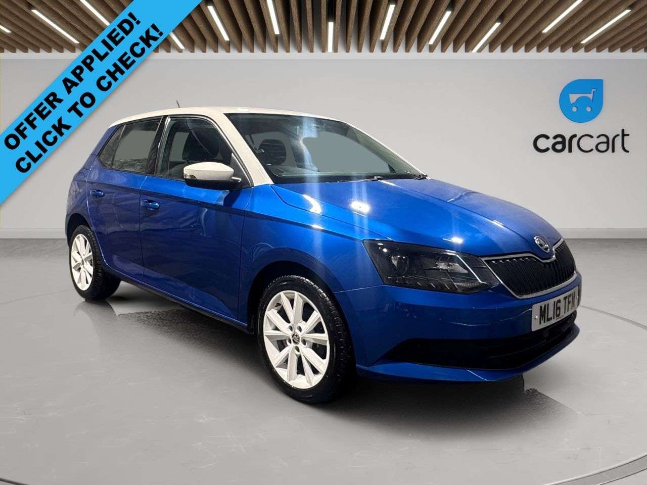 A 2016 SKODA FABIA 1.2 TSI Colour Edition Hatchback 5dr Petrol Manual Euro 6 (s/s) (90 ps) (Ra A 2016 SKODA FABIA 1.2 TSI Colour Edition Hatchback 5dr Petrol Manual Euro 6 (s/s) (90 ps) (Ra