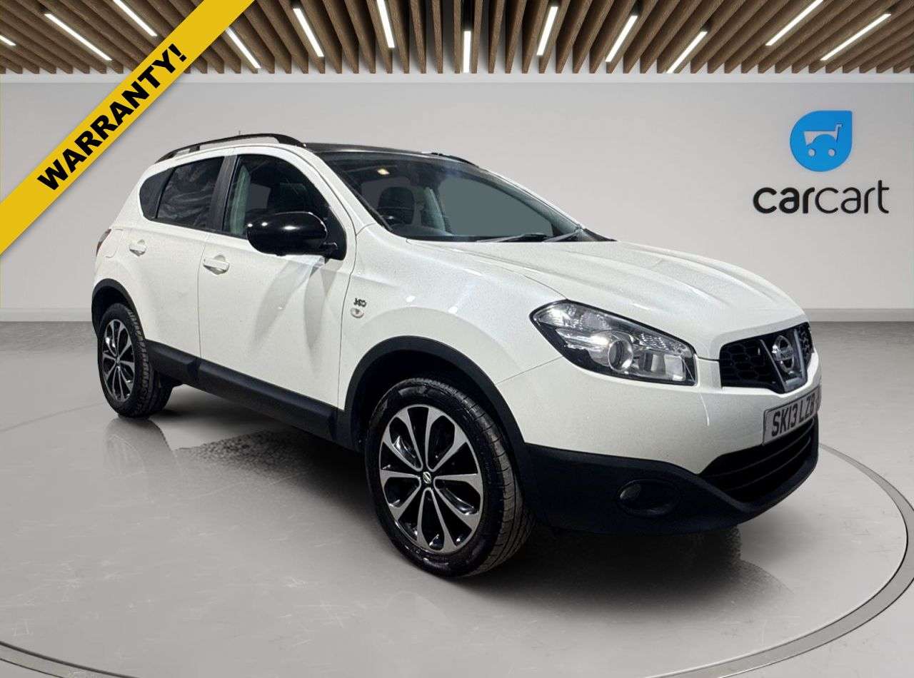 A 2013 NISSAN QASHQAI 1.6 360 SUV 5dr Petrol Manual 2WD Euro 5 (117 ps) (Rates starting as low as A 2013 NISSAN QASHQAI 1.6 360 SUV 5dr Petrol Manual 2WD Euro 5 (117 ps) (Rates starting as low as