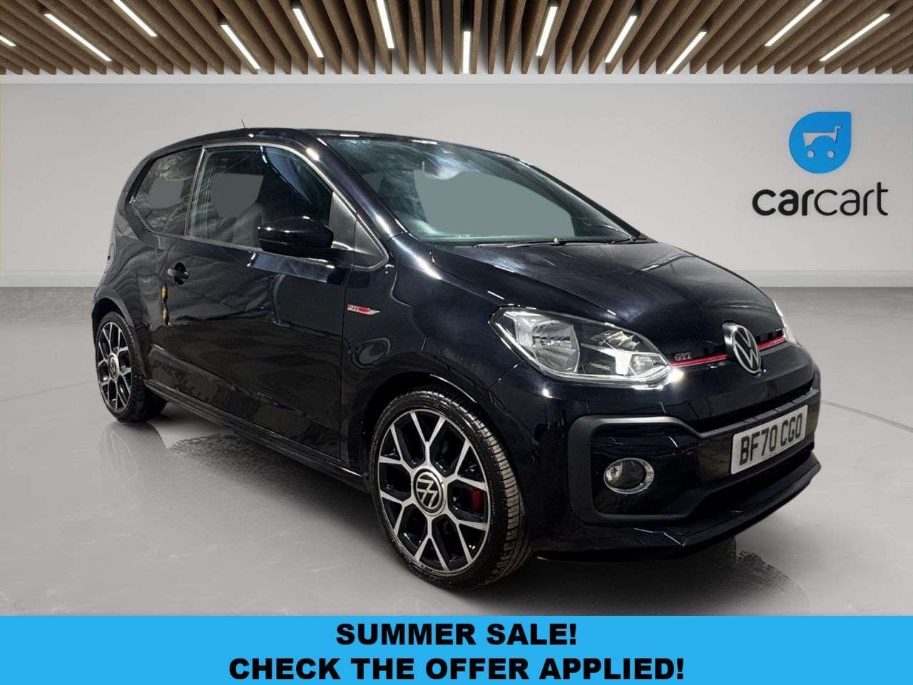 A 2020 VOLKSWAGEN UP! 1.0 TSI GTI Hatchback 3dr Petrol Manual Euro 6 (s/s) (115 ps) (Rates starti A 2020 VOLKSWAGEN UP! 1.0 TSI GTI Hatchback 3dr Petrol Manual Euro 6 (s/s) (115 ps) (Rates starti