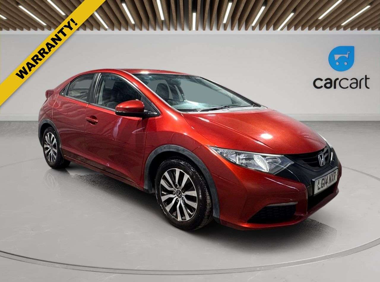 A 2014 HONDA CIVIC 1.6 i-DTEC S Hatchback 5dr Diesel Manual Euro 5 (s/s) (120 ps) (Rates start A 2014 HONDA CIVIC 1.6 i-DTEC S Hatchback 5dr Diesel Manual Euro 5 (s/s) (120 ps) (Rates start