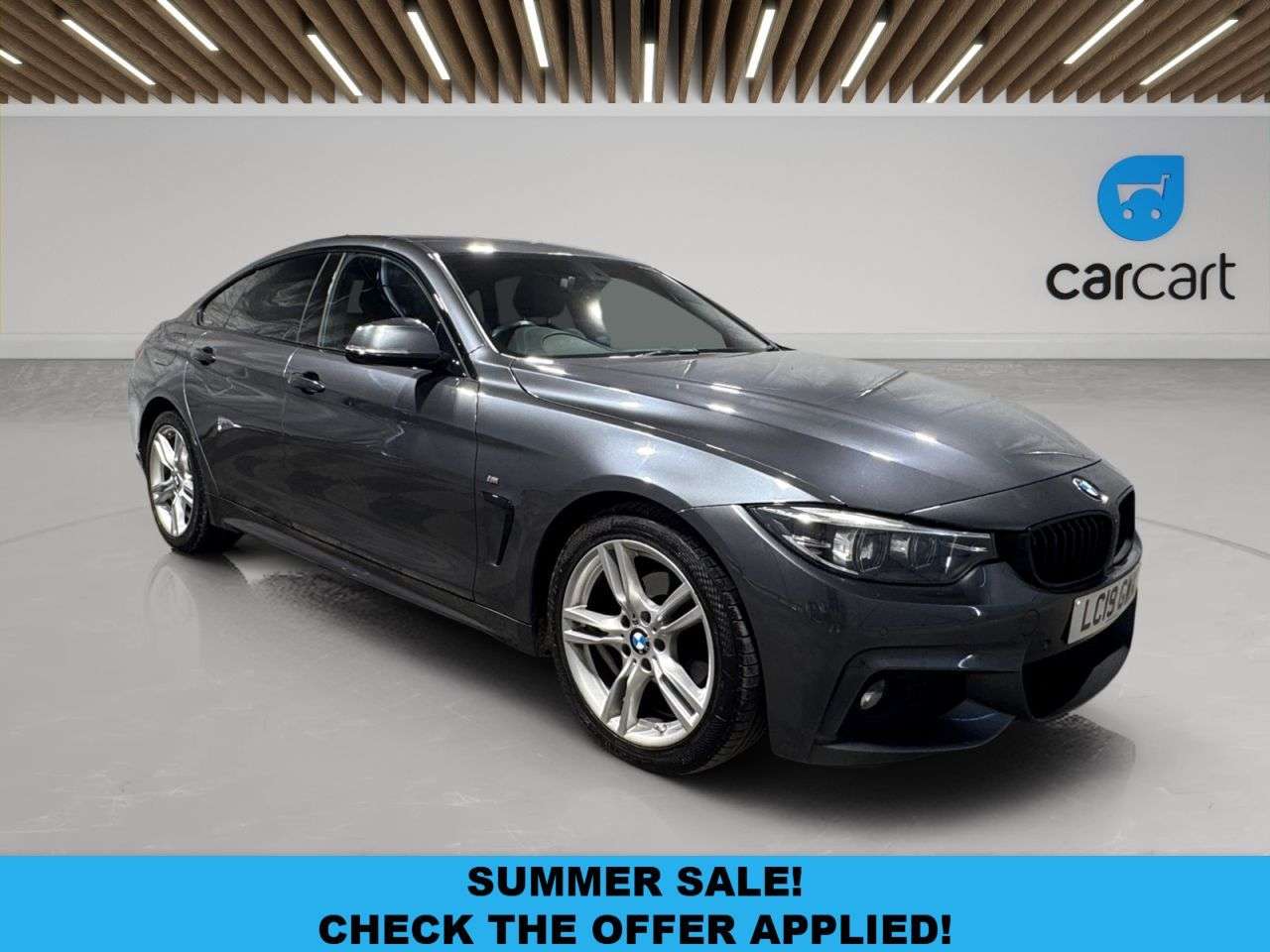 A 2019 BMW 4 SERIES GRAN COUPE 2.0 420d M Sport Hatchback 5dr Diesel Auto Euro 6 (s/s) (190 ps) (Rates sta A 2019 BMW 4 SERIES GRAN COUPE 2.0 420d M Sport Hatchback 5dr Diesel Auto Euro 6 (s/s) (190 ps) (Rates sta