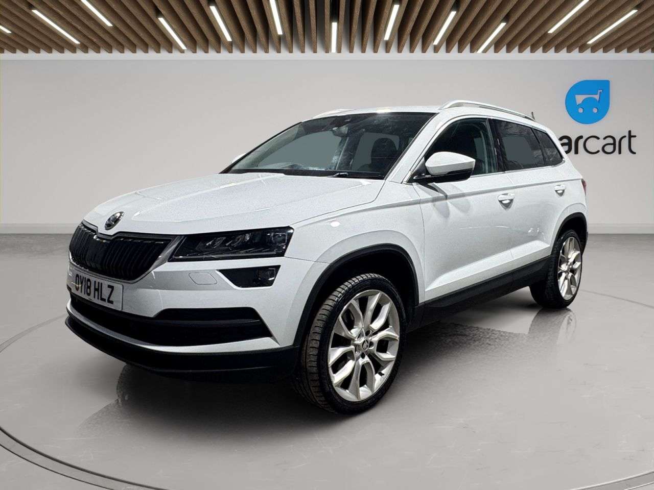 A 2018 SKODA KAROQ 1.5 TSI Edition SUV 5dr Petrol DSG Euro 6 (s/s) (150 ps) (Rates starting as A 2018 SKODA KAROQ 1.5 TSI Edition SUV 5dr Petrol DSG Euro 6 (s/s) (150 ps) (Rates starting as