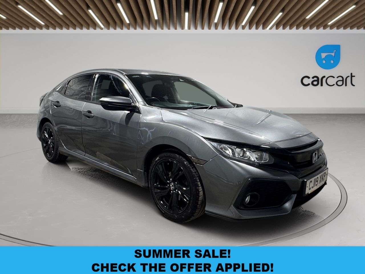 A 2019 HONDA CIVIC 1.0 VTEC Turbo SR Hatchback 5dr Petrol Manual Euro 6 (s/s) (126 ps) (Rates A 2019 HONDA CIVIC 1.0 VTEC Turbo SR Hatchback 5dr Petrol Manual Euro 6 (s/s) (126 ps) (Rates