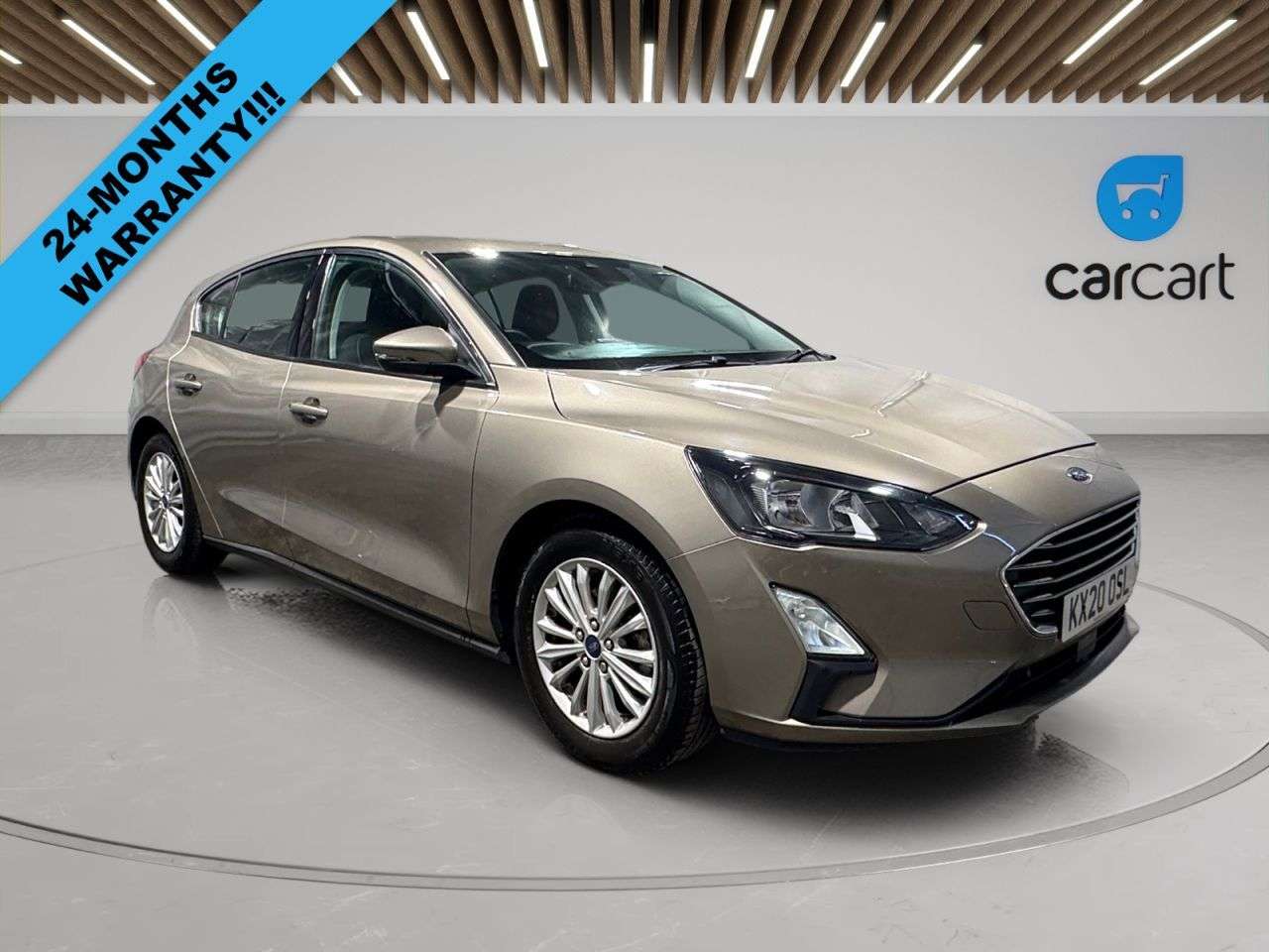 A 2020 FORD FOCUS 1.0T EcoBoost Titanium Hatchback 5dr Petrol Manual Euro 6 (s/s) (125 ps) (R A 2020 FORD FOCUS 1.0T EcoBoost Titanium Hatchback 5dr Petrol Manual Euro 6 (s/s) (125 ps) (R