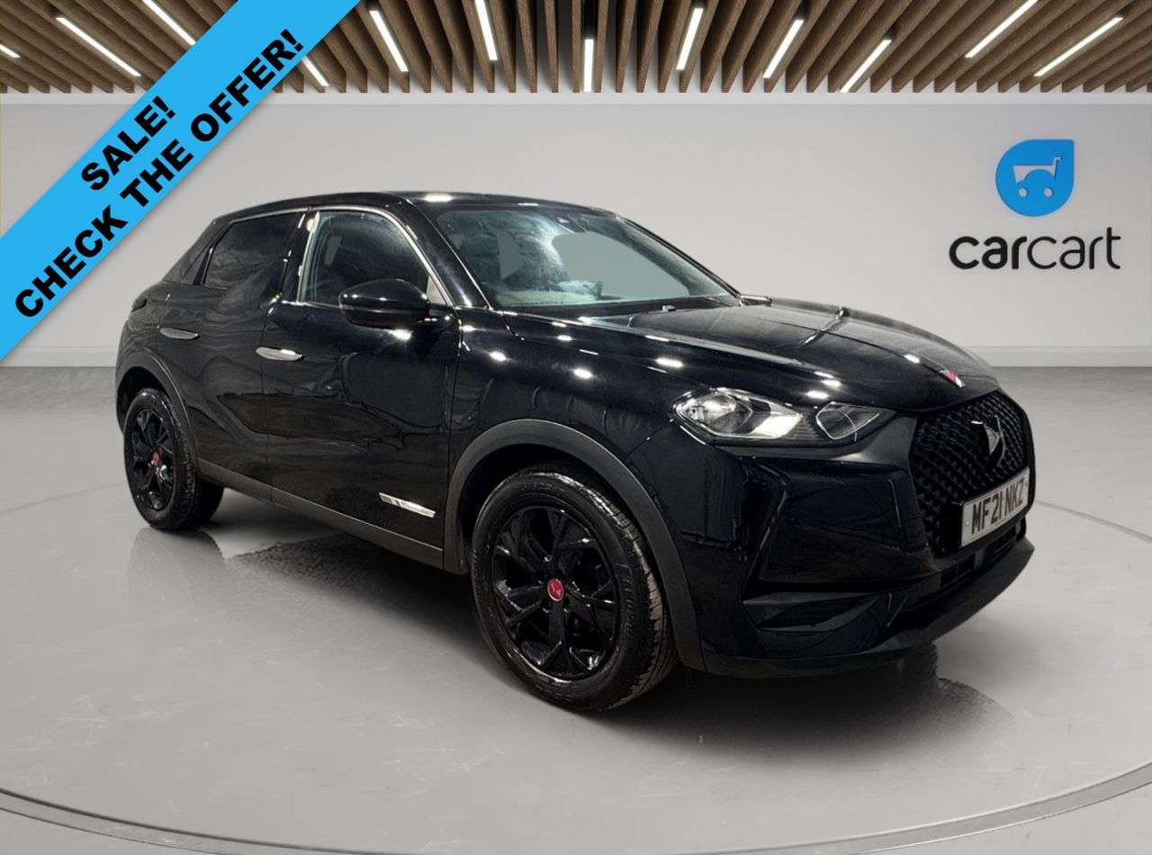 A 2021 DS AUTOMOBILES DS 3 CROSSBACK 1.5 BlueHDi Performance Line Crossback 5dr Diesel Manual Euro 6 (s/s) (110 A 2021 DS AUTOMOBILES DS 3 CROSSBACK 1.5 BlueHDi Performance Line Crossback 5dr Diesel Manual Euro 6 (s/s) (110