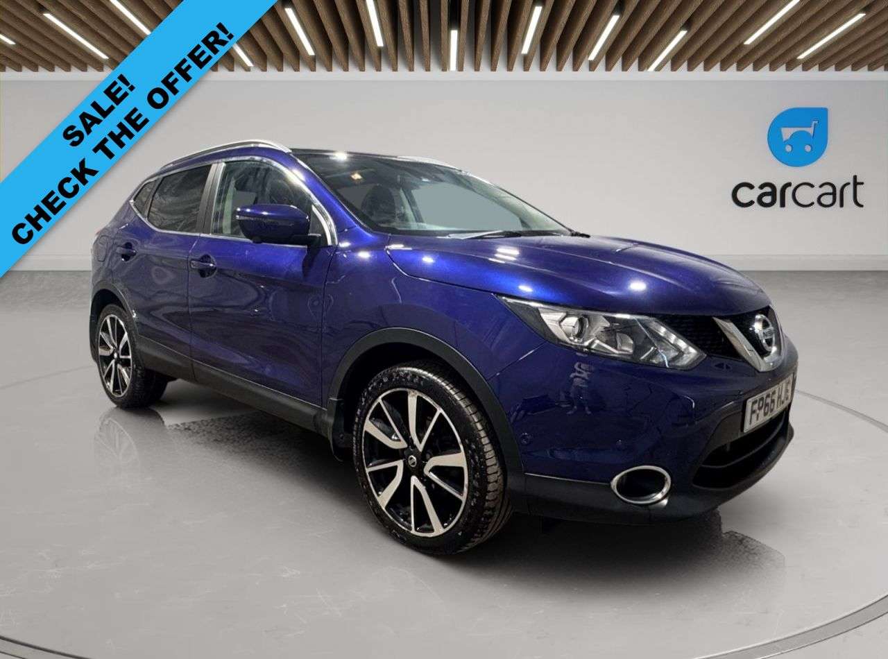 A 2016 NISSAN QASHQAI 1.5 dCi Tekna SUV 5dr Diesel Manual 2WD Euro 6 (s/s) (110 ps) (Rates starti A 2016 NISSAN QASHQAI 1.5 dCi Tekna SUV 5dr Diesel Manual 2WD Euro 6 (s/s) (110 ps) (Rates starti