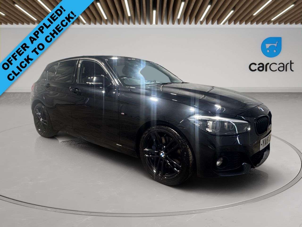 A 2018 BMW 1 SERIES 2.0 118d M Sport Shadow Edition Hatchback 5dr Diesel Manual Euro 6 (s/s) (1 A 2018 BMW 1 SERIES 2.0 118d M Sport Shadow Edition Hatchback 5dr Diesel Manual Euro 6 (s/s) (1