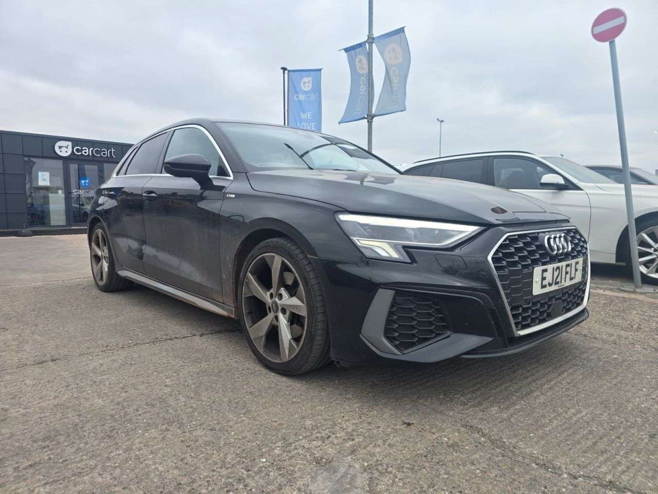 A 2021 AUDI A3 1.5 TFSI 35 S line Sportback 5dr Petrol S Tronic Euro 6 (s/s) (150 ps) (Rat A 2021 AUDI A3 1.5 TFSI 35 S line Sportback 5dr Petrol S Tronic Euro 6 (s/s) (150 ps) (Rat