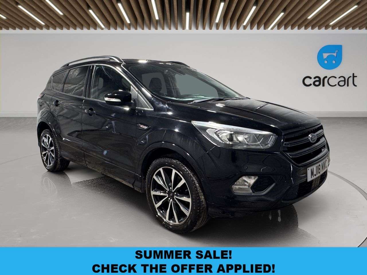 A 2018 FORD KUGA 1.5 TDCi ST-Line SUV 5dr Diesel Manual Euro 6 (s/s) (120 ps) (Rates startin A 2018 FORD KUGA 1.5 TDCi ST-Line SUV 5dr Diesel Manual Euro 6 (s/s) (120 ps) (Rates startin