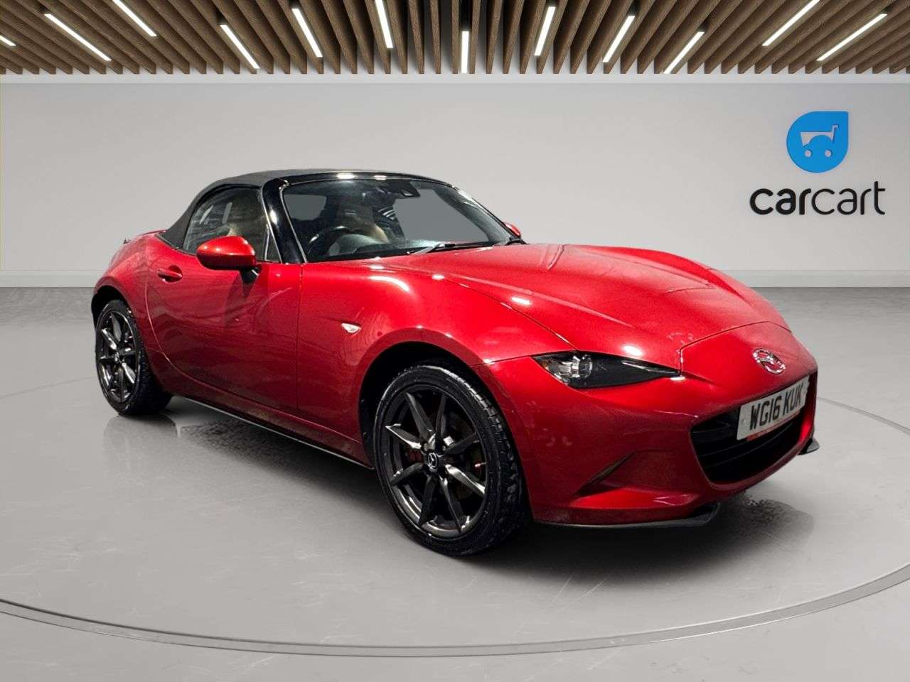 A 2016 MAZDA MX-5 2.0 SKYACTIV-G Sport Nav Convertible 2dr Petrol Manual Euro 6 (160 ps) (Rat A 2016 MAZDA MX-5 2.0 SKYACTIV-G Sport Nav Convertible 2dr Petrol Manual Euro 6 (160 ps) (Rat