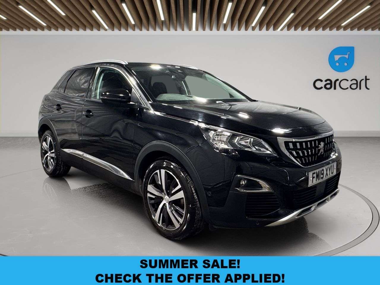 A 2019 PEUGEOT 3008 1.5 BlueHDi Allure SUV 5dr Diesel Manual Euro 6 (s/s) (130 ps) (Rates start A 2019 PEUGEOT 3008 1.5 BlueHDi Allure SUV 5dr Diesel Manual Euro 6 (s/s) (130 ps) (Rates start