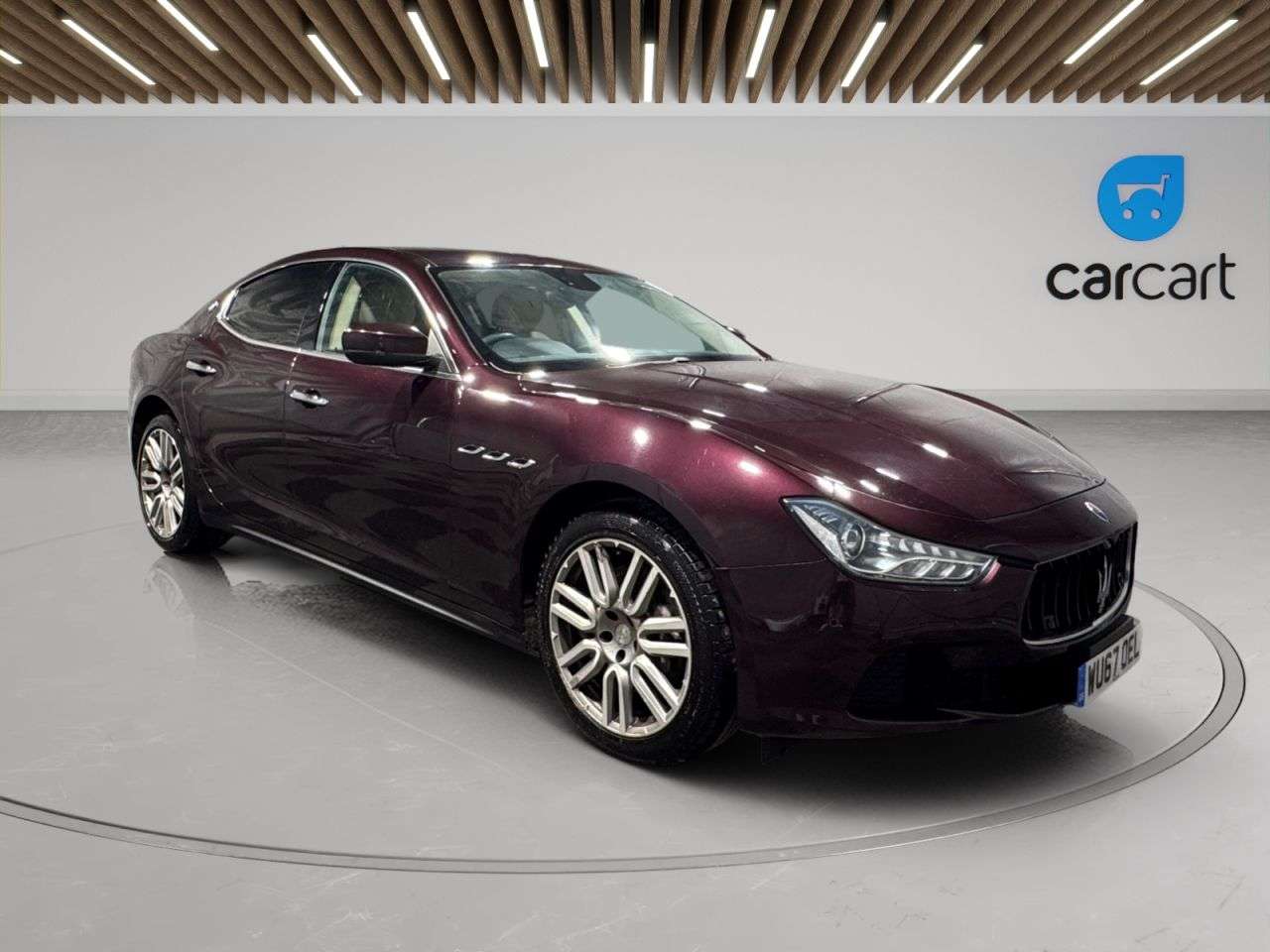 A 2018 MASERATI GHIBLI 3.0D V6 Saloon 4dr Diesel ZF Euro 5 (s/s) (275 ps) (Rates starting as low a A 2018 MASERATI GHIBLI 3.0D V6 Saloon 4dr Diesel ZF Euro 5 (s/s) (275 ps) (Rates starting as low a