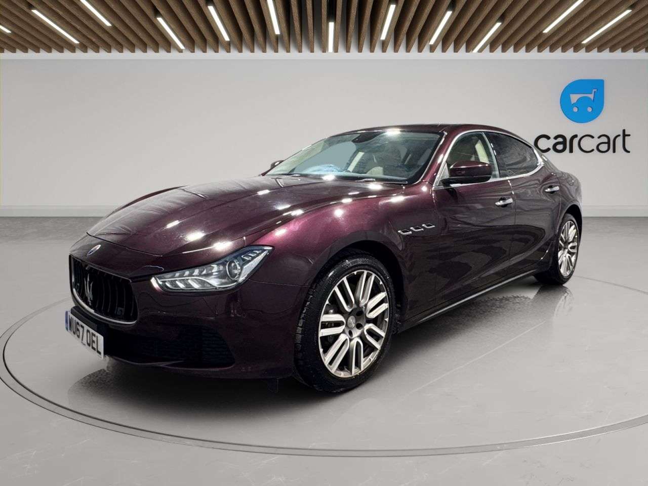 A 2018 MASERATI GHIBLI 3.0D V6 Saloon 4dr Diesel ZF Euro 5 (s/s) (275 ps) (Rates starting as low a A 2018 MASERATI GHIBLI 3.0D V6 Saloon 4dr Diesel ZF Euro 5 (s/s) (275 ps) (Rates starting as low a