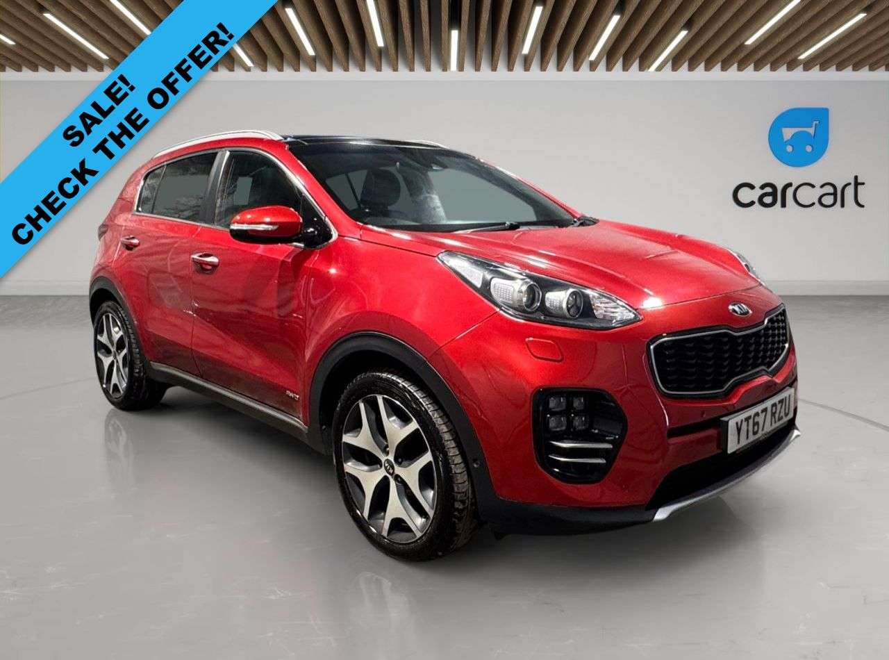 A 2017 KIA SPORTAGE 2.0 CRDi GT-Line S SUV 5dr Diesel Auto AWD Euro 6 (182 bhp) (Rates starting A 2017 KIA SPORTAGE 2.0 CRDi GT-Line S SUV 5dr Diesel Auto AWD Euro 6 (182 bhp) (Rates starting