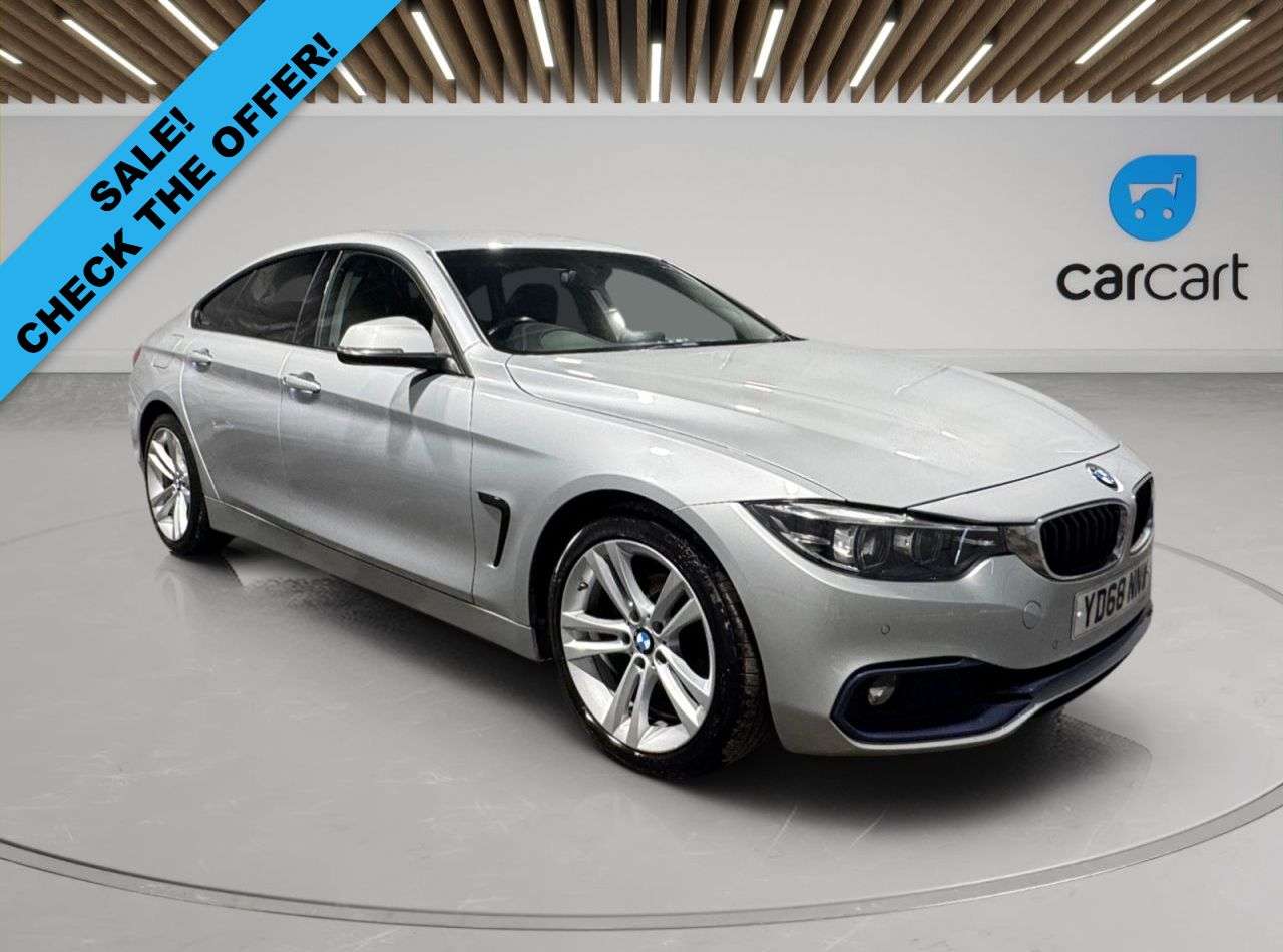 A 2018 BMW 4 SERIES GRAN COUPE 2.0 420i Sport Hatchback 5dr Petrol Auto Euro 6 (s/s) (184 ps) (Rates start A 2018 BMW 4 SERIES GRAN COUPE 2.0 420i Sport Hatchback 5dr Petrol Auto Euro 6 (s/s) (184 ps) (Rates start