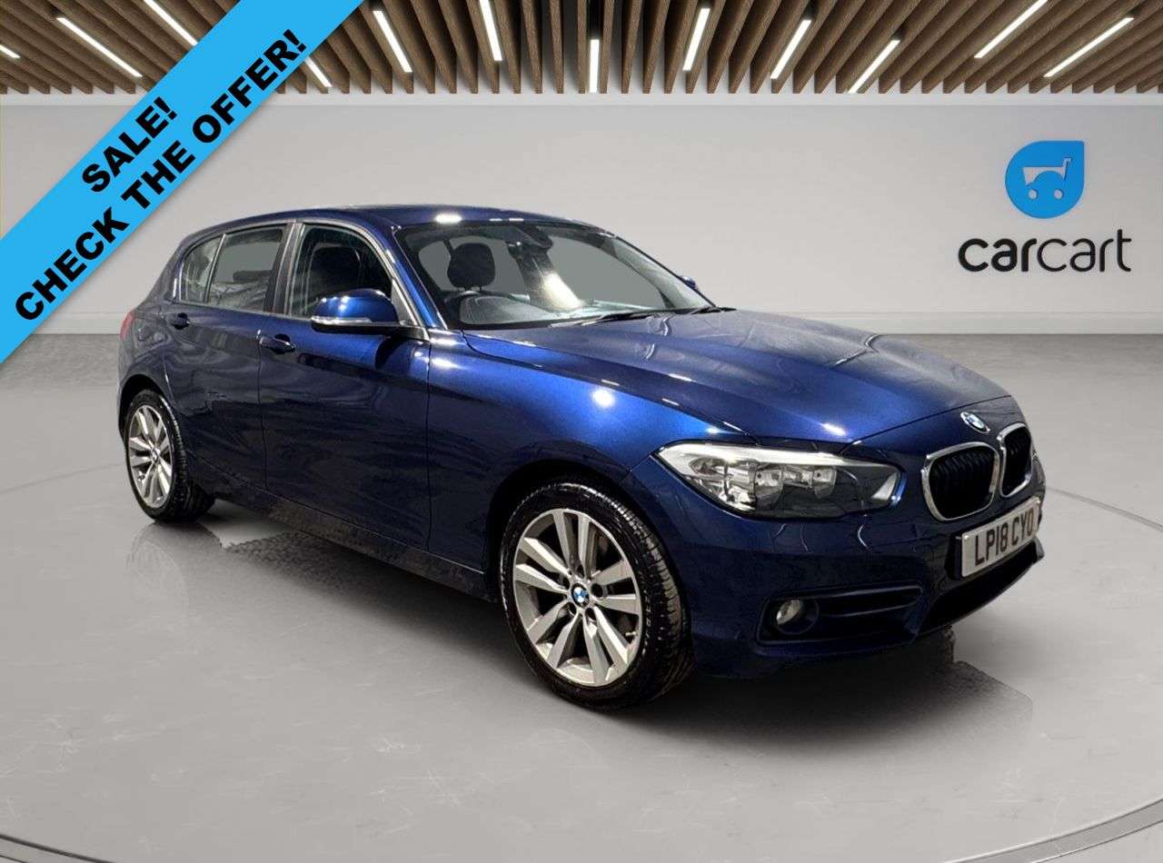 A 2018 BMW 1 SERIES 1.5 116d Sport Hatchback 5dr Diesel Manual Euro 6 (s/s) (116 ps) (Rates sta A 2018 BMW 1 SERIES 1.5 116d Sport Hatchback 5dr Diesel Manual Euro 6 (s/s) (116 ps) (Rates sta