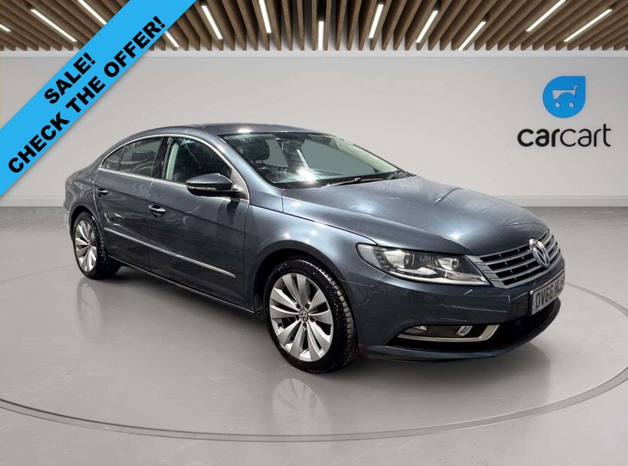 A 2016 VOLKSWAGEN CC 1.8 TSI BlueMotion Tech Moda Saloon 4dr Petrol DSG Euro 5 (s/s) (160 ps) (R A 2016 VOLKSWAGEN CC 1.8 TSI BlueMotion Tech Moda Saloon 4dr Petrol DSG Euro 5 (s/s) (160 ps) (R