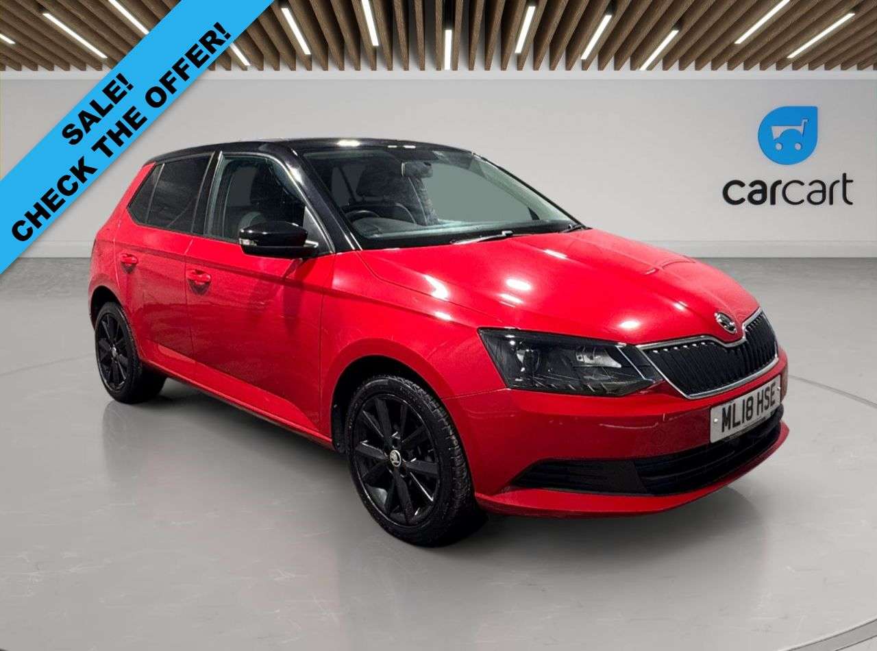 A 2018 SKODA FABIA 1.0 TSI Colour Edition Hatchback 5dr Petrol Manual Euro 6 (s/s) (95 ps) (Ra A 2018 SKODA FABIA 1.0 TSI Colour Edition Hatchback 5dr Petrol Manual Euro 6 (s/s) (95 ps) (Ra