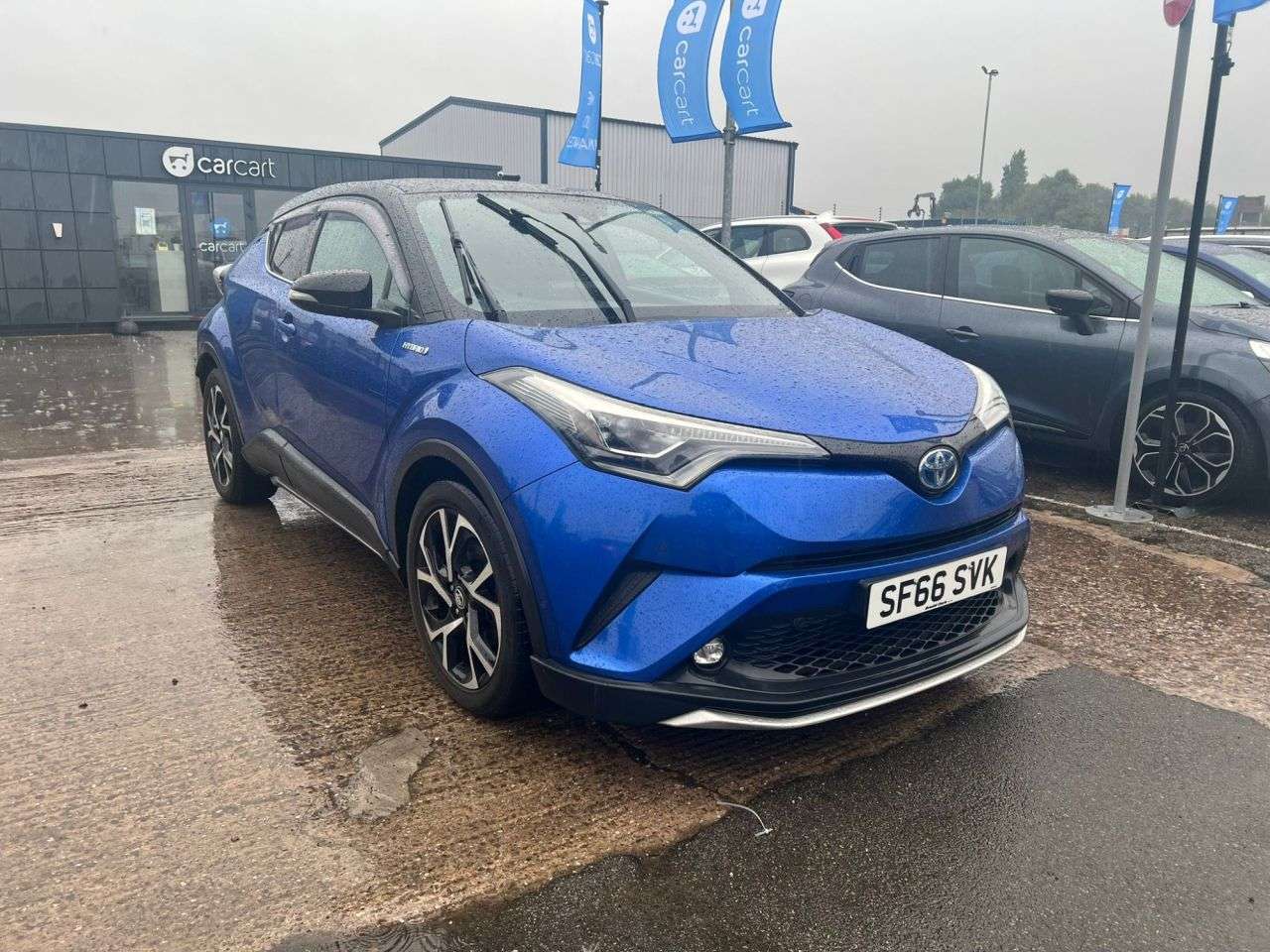 A 2017 TOYOTA C-HR 1.8 VVT-h Dynamic SUV 5dr Petrol Hybrid CVT Euro 6 (s/s) (122 ps) (Rates st A 2017 TOYOTA C-HR 1.8 VVT-h Dynamic SUV 5dr Petrol Hybrid CVT Euro 6 (s/s) (122 ps) (Rates st