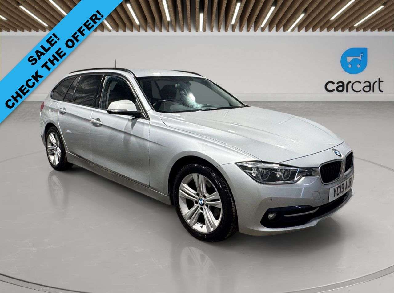 A 2019 BMW 3 SERIES 2.0 318d Sport Touring 5dr Diesel Auto Euro 6 (s/s) (150 ps) (Rates startin A 2019 BMW 3 SERIES 2.0 318d Sport Touring 5dr Diesel Auto Euro 6 (s/s) (150 ps) (Rates startin