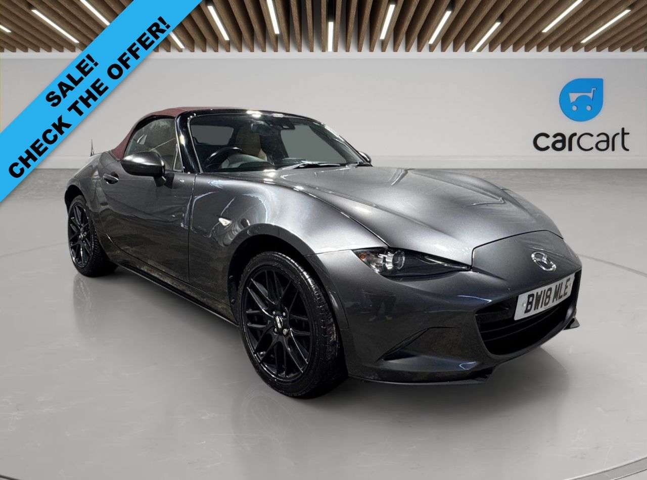 A 2018 MAZDA MX-5 2.0 SKYACTIV-G Z-Sport Convertible 2dr Petrol Manual Euro 6 (160 ps) (Rates A 2018 MAZDA MX-5 2.0 SKYACTIV-G Z-Sport Convertible 2dr Petrol Manual Euro 6 (160 ps) (Rates