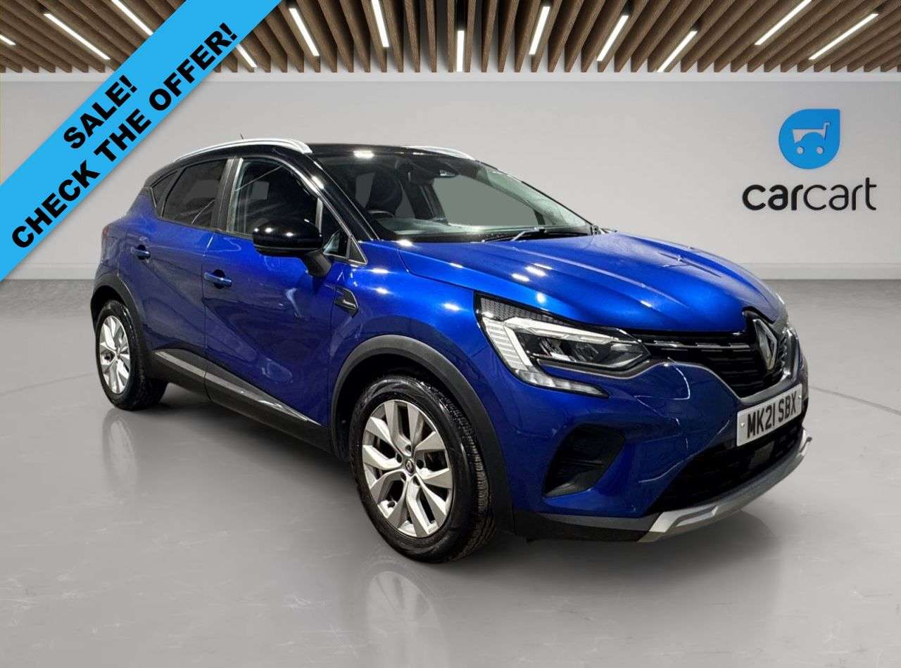 A 2021 RENAULT CAPTUR 1.0 TCe Iconic SUV 5dr Petrol Manual Euro 6 (s/s) (90 ps) (Rates starting a A 2021 RENAULT CAPTUR 1.0 TCe Iconic SUV 5dr Petrol Manual Euro 6 (s/s) (90 ps) (Rates starting a