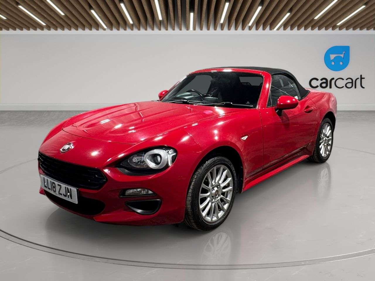 A 2018 FIAT 124 SPIDER 1.4 MultiAir Classica Convertible 2dr Petrol Euro 6 (140 ps) (Rates startin A 2018 FIAT 124 SPIDER 1.4 MultiAir Classica Convertible 2dr Petrol Euro 6 (140 ps) (Rates startin