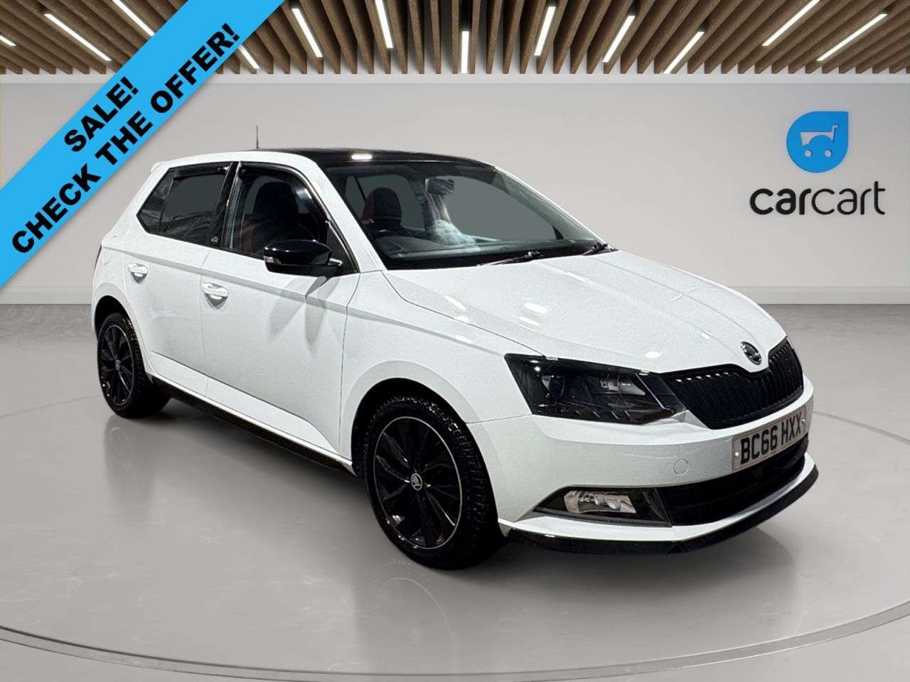 A 2017 SKODA FABIA 1.2 TSI Monte Carlo Hatchback 5dr Petrol Manual Euro 6 (s/s) (110 ps) (Rate A 2017 SKODA FABIA 1.2 TSI Monte Carlo Hatchback 5dr Petrol Manual Euro 6 (s/s) (110 ps) (Rate