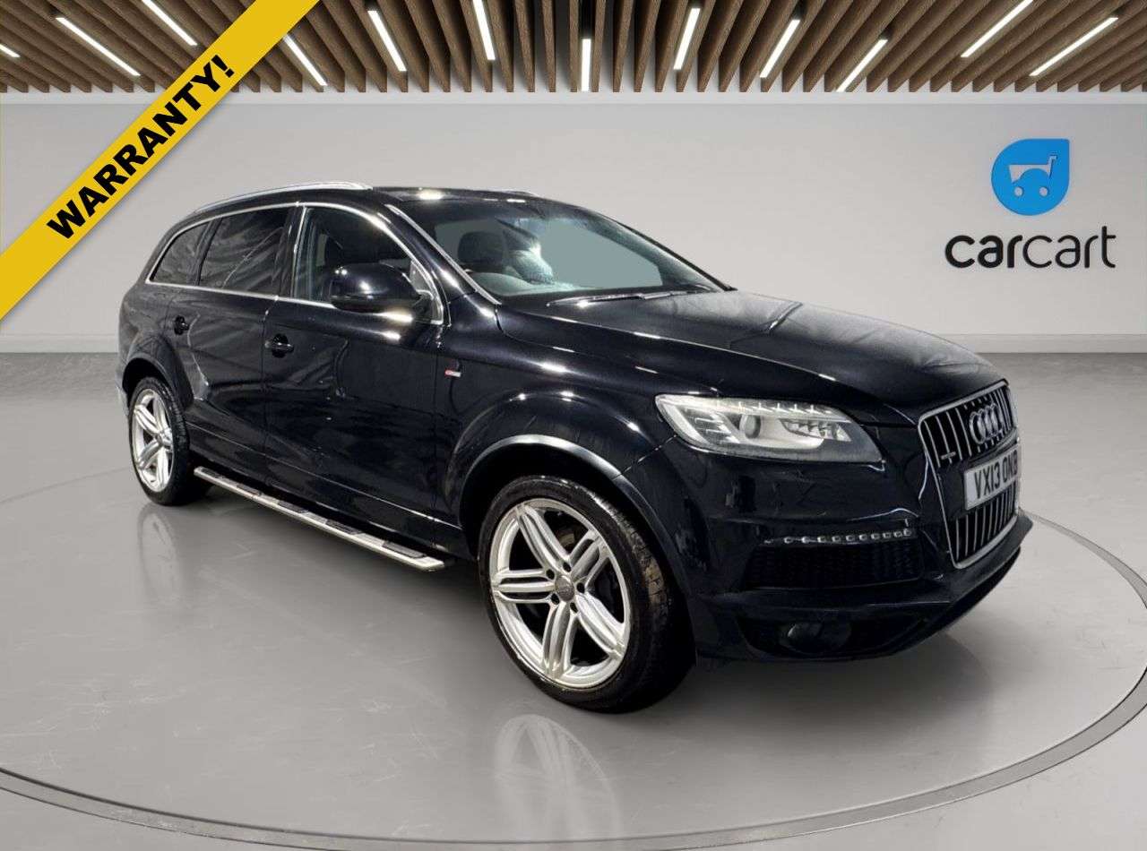 A 2013 AUDI Q7 3.0 TDI V6 S line Plus SUV 5dr Diesel Tiptronic quattro Euro 5 (s/s) (245 p A 2013 AUDI Q7 3.0 TDI V6 S line Plus SUV 5dr Diesel Tiptronic quattro Euro 5 (s/s) (245 p