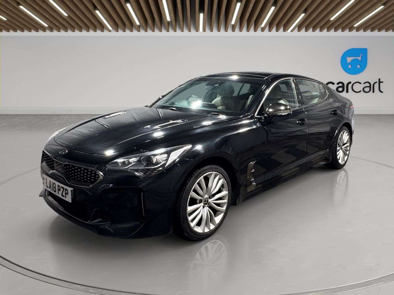 A 2018 KIA STINGER 2.0 T-GDi GT-Line S Gran Turismo 5dr Petrol Auto Euro 6 (s/s) (244 bhp) (Ra A 2018 KIA STINGER 2.0 T-GDi GT-Line S Gran Turismo 5dr Petrol Auto Euro 6 (s/s) (244 bhp) (Ra