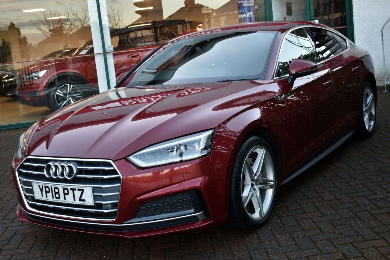 A 2018 AUDI A5 2.0TDi ULTRA S-LINE SPORTBACK 5 DOOR S-TRONIC AUTO 187 BHP (EURO 6) Nav / A A 2018 AUDI A5 2.0TDi ULTRA S-LINE SPORTBACK 5 DOOR S-TRONIC AUTO 187 BHP (EURO 6) Nav / A