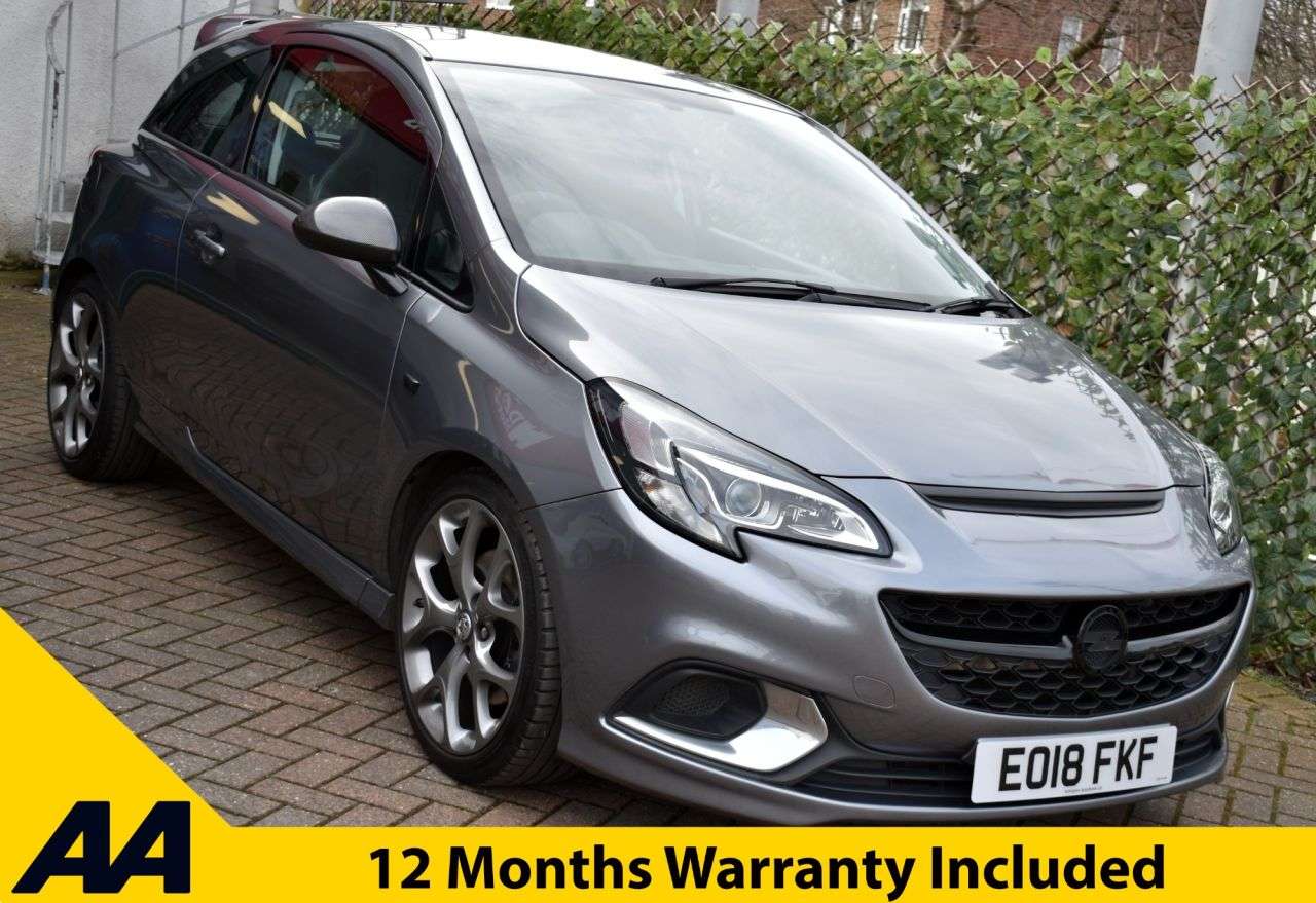 A 2018 VAUXHALL CORSA 1.6i TURBO VXR 3 DOOR 6-SPEED 202 BHP (EURO 6) CarPlay / Scorpion Exhaust A 2018 VAUXHALL CORSA 1.6i TURBO VXR 3 DOOR 6-SPEED 202 BHP (EURO 6) CarPlay / Scorpion Exhaust