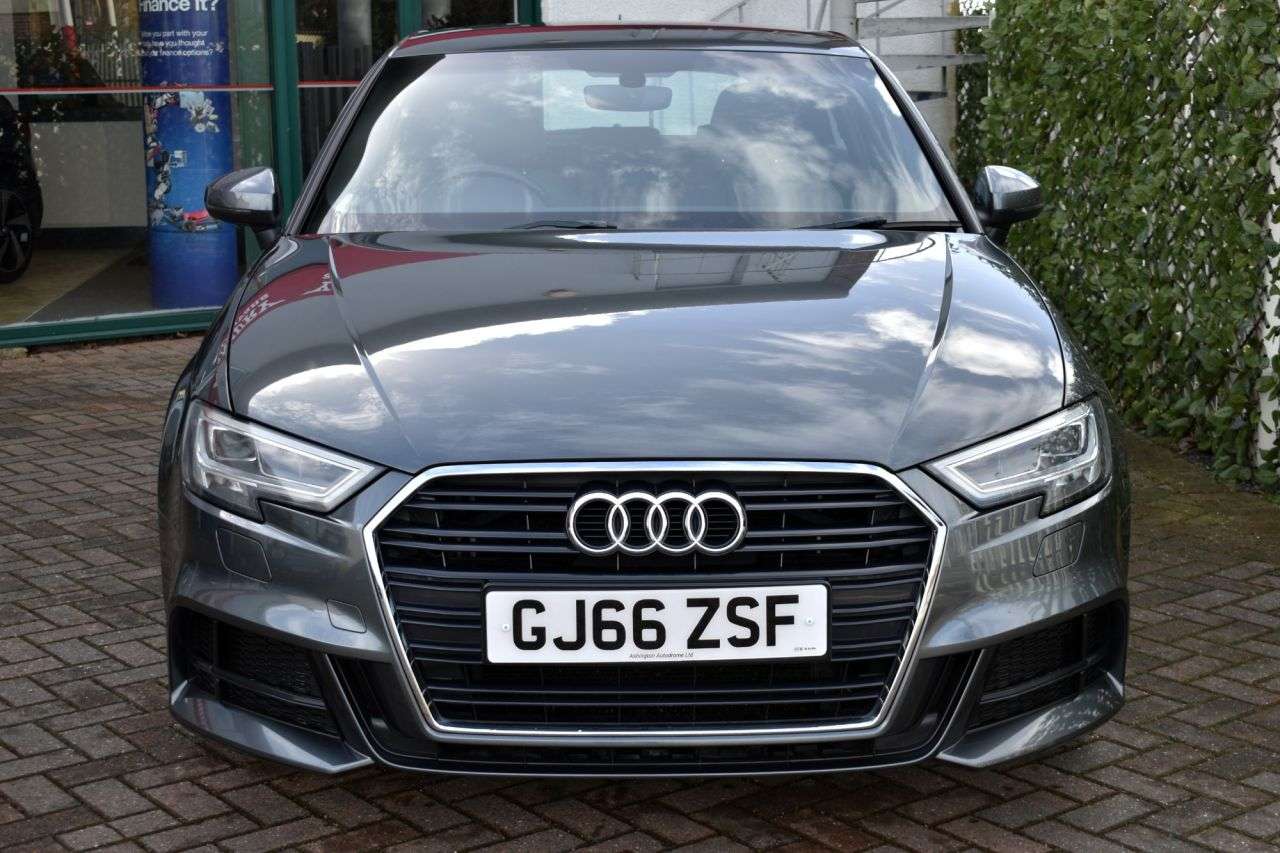 A 2016 AUDI A3 1.4TFSi S-LINE 3 DOOR 6-SPEED 148 BHP (EURO 6) Sat Nav / Heated Seats / Par A 2016 AUDI A3 1.4TFSi S-LINE 3 DOOR 6-SPEED 148 BHP (EURO 6) Sat Nav / Heated Seats / Par