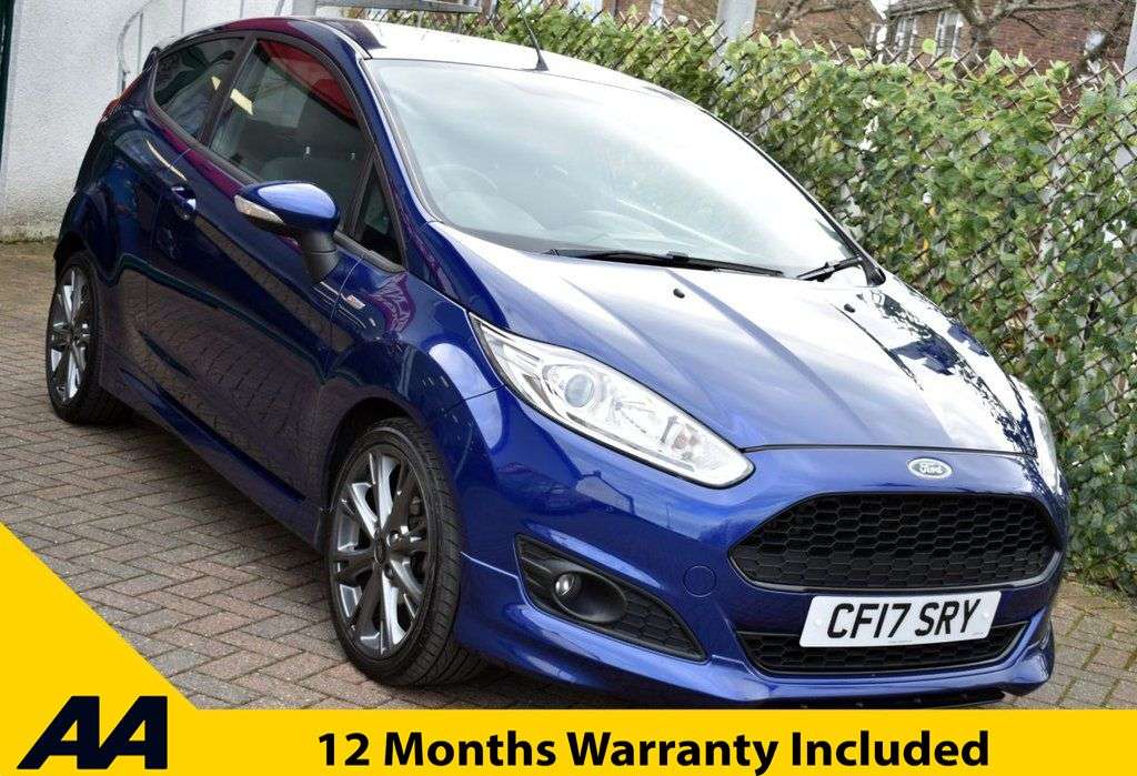 A 2017 FORD FIESTA 1.0T ECOBOOST ST-LINE 3 DOOR 6-SPEED 123 BHP (EURO 6) Sat Nav / Privacy Gla A 2017 FORD FIESTA 1.0T ECOBOOST ST-LINE 3 DOOR 6-SPEED 123 BHP (EURO 6) Sat Nav / Privacy Gla