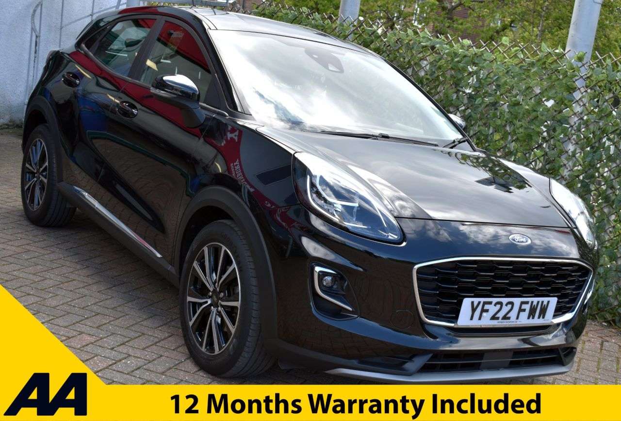 A 2022 FORD PUMA 1.0T MHEV TITANIUM DCT AUTO 5 DOOR 123 BHP (EURO 6) Apple CarPlay / DAB / P A 2022 FORD PUMA 1.0T MHEV TITANIUM DCT AUTO 5 DOOR 123 BHP (EURO 6) Apple CarPlay / DAB / P
