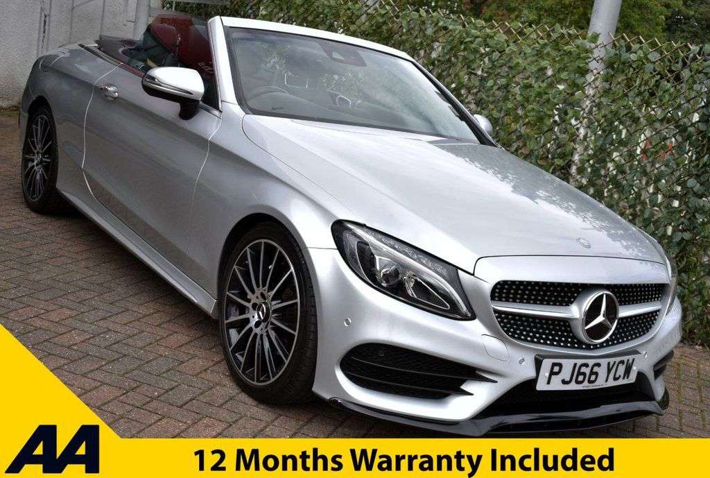 A 2016 MERCEDES-BENZ C CLASS C220d AMG LINE CABRIOLET 9G-TRONIC AUTO 168 BHP (EURO 6) High Specification A 2016 MERCEDES-BENZ C CLASS C220d AMG LINE CABRIOLET 9G-TRONIC AUTO 168 BHP (EURO 6) High Specification