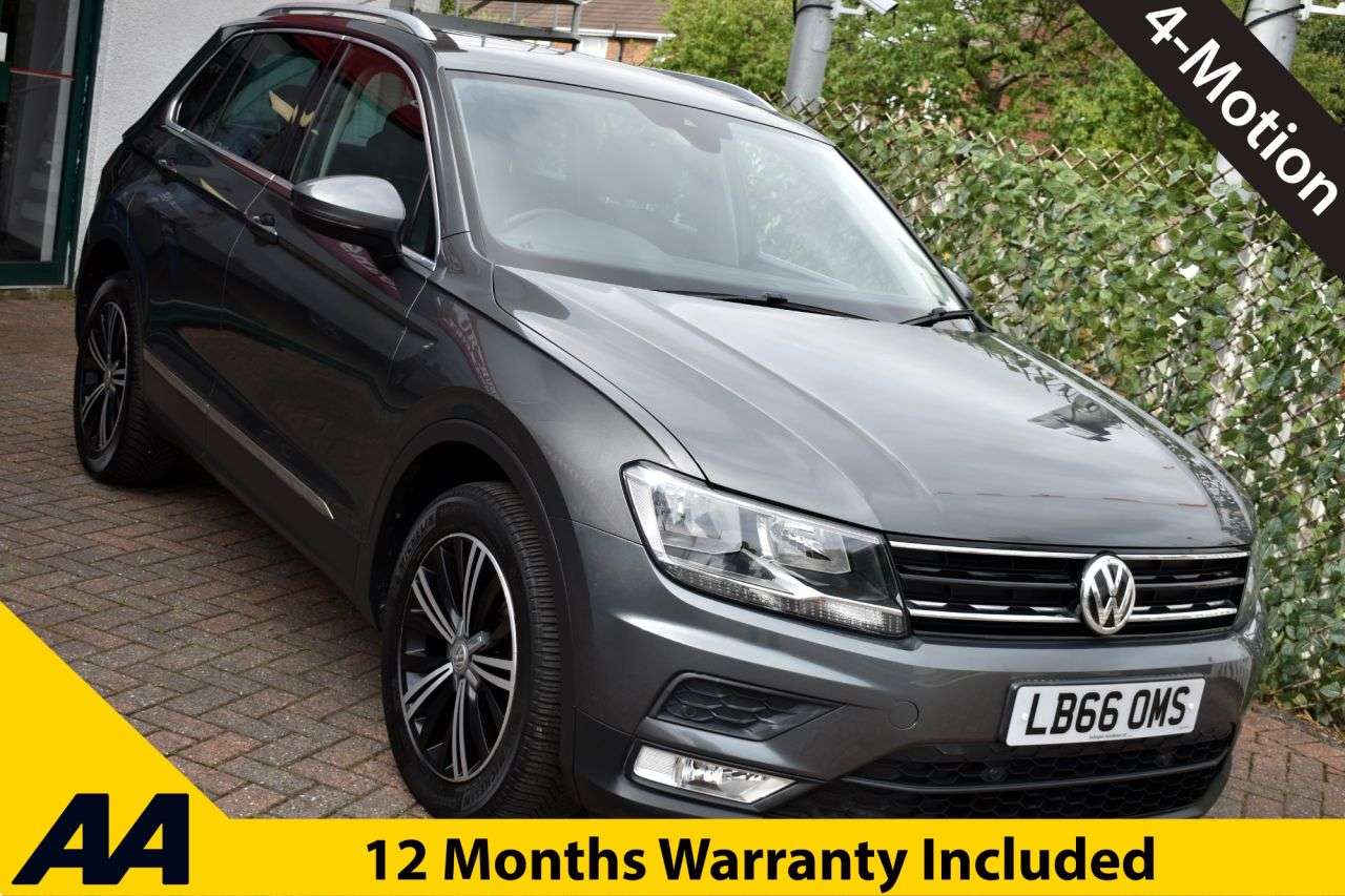 A 2016 VOLKSWAGEN TIGUAN 2.0TDi TECH SE NAV 5 DOOR 4-MOTION 6-SPEED 148 NHP (EURO 6) Full VW Service A 2016 VOLKSWAGEN TIGUAN 2.0TDi TECH SE NAV 5 DOOR 4-MOTION 6-SPEED 148 NHP (EURO 6) Full VW Service