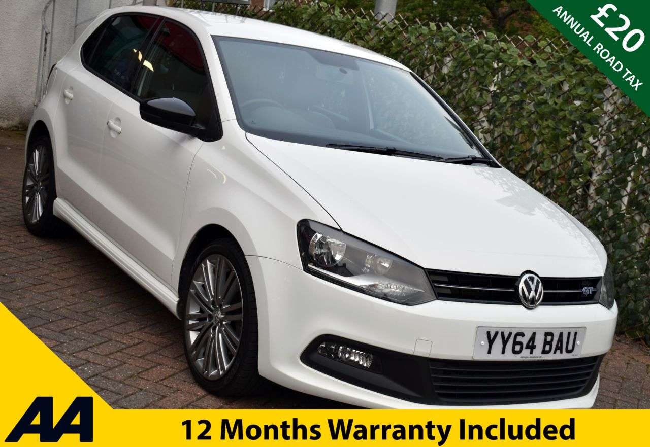 A 2014 VOLKSWAGEN POLO 1.4TSi BLUEMOTION TECH GT 5 DOOR 6-SPEED (148 BHP) DAB / Privacy / £20 Road A 2014 VOLKSWAGEN POLO 1.4TSi BLUEMOTION TECH GT 5 DOOR 6-SPEED (148 BHP) DAB / Privacy / £20 Road
