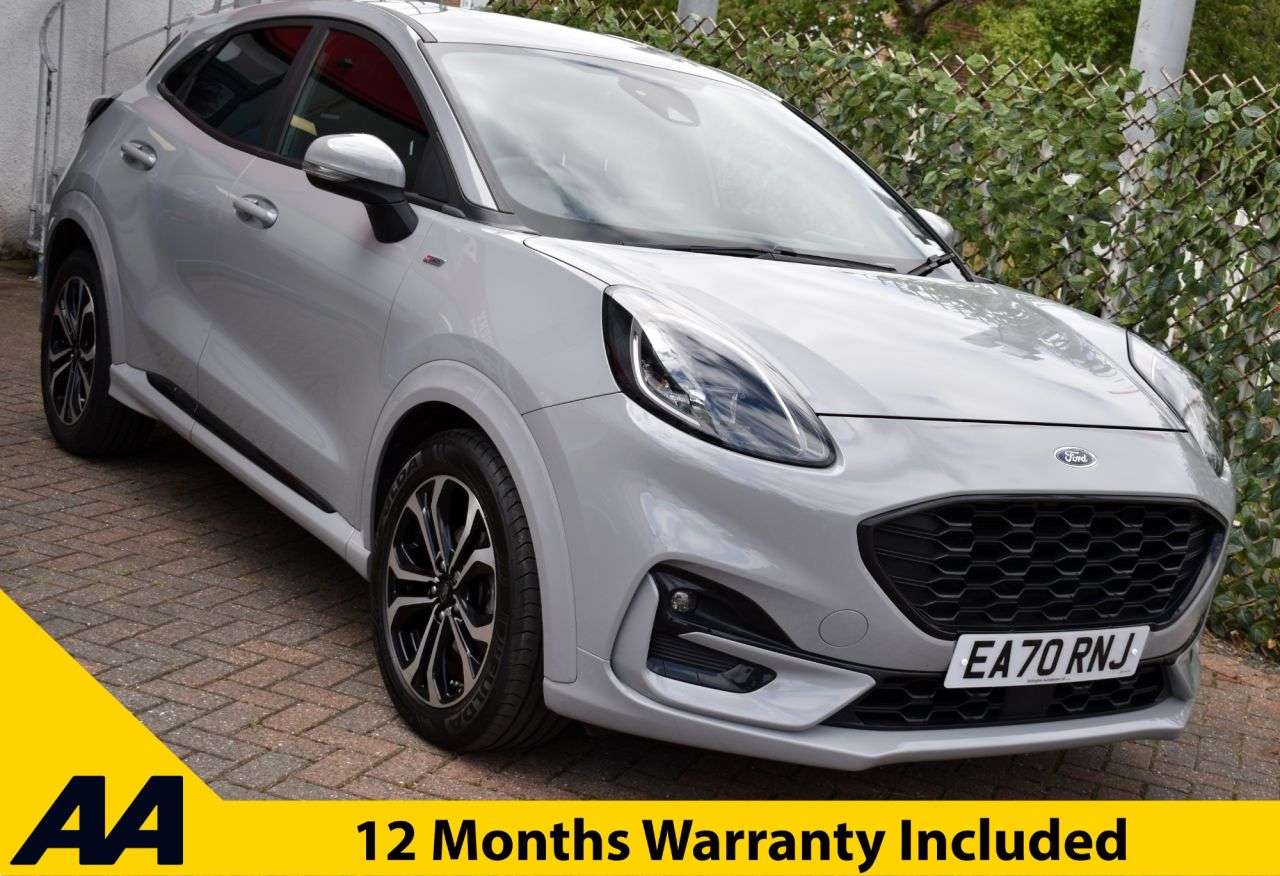 A 2020 FORD PUMA 1.0T ECOBOOST MHEV ST-LINE 5 DOOR 6-SPEED 153 BHP (EURO 6) Sat Nav / Apple A 2020 FORD PUMA 1.0T ECOBOOST MHEV ST-LINE 5 DOOR 6-SPEED 153 BHP (EURO 6) Sat Nav / Apple