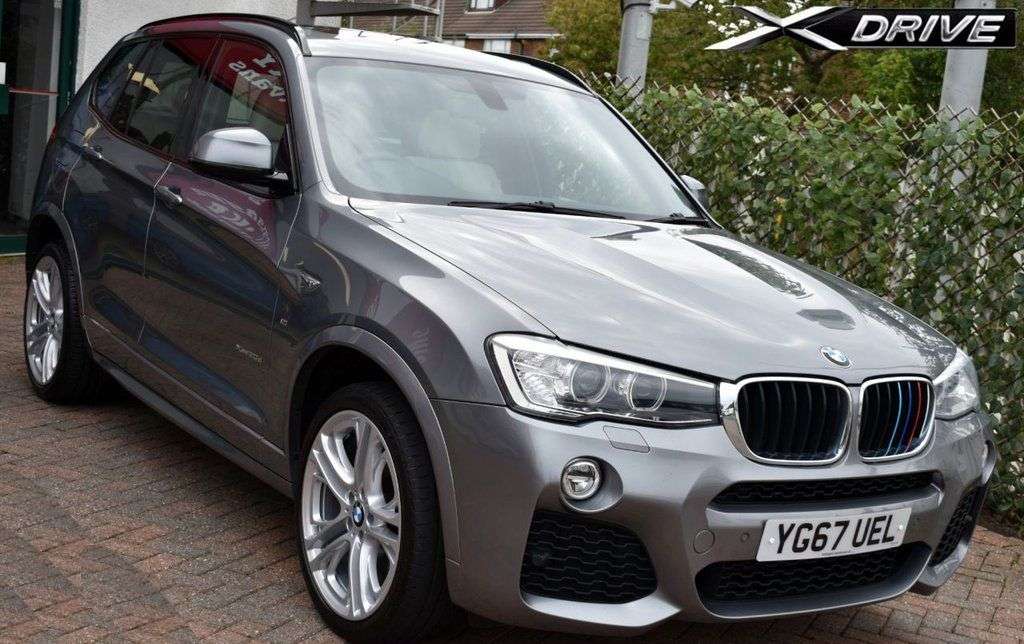 A 2017 BMW X3 20d M-SPORT X-DRIVE 5 DOOR 8-SPEED AUTO 187 BHP (EURO 6) Pan Roof / 20" All A 2017 BMW X3 20d M-SPORT X-DRIVE 5 DOOR 8-SPEED AUTO 187 BHP (EURO 6) Pan Roof / 20" All